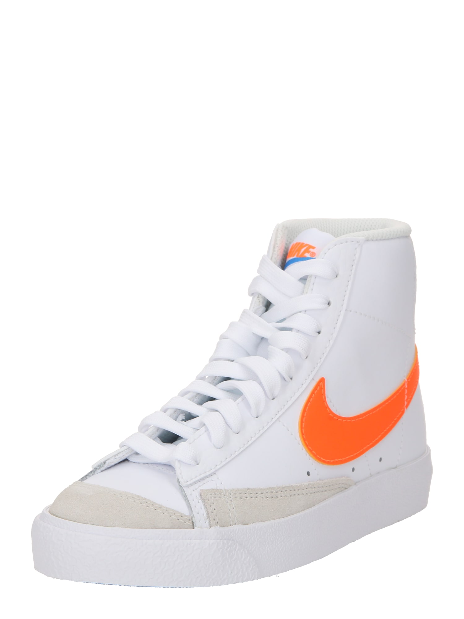 Nike Sportswear Tenisky 'Blazer 77'  sivobéžová / neónovo oranžová / biela