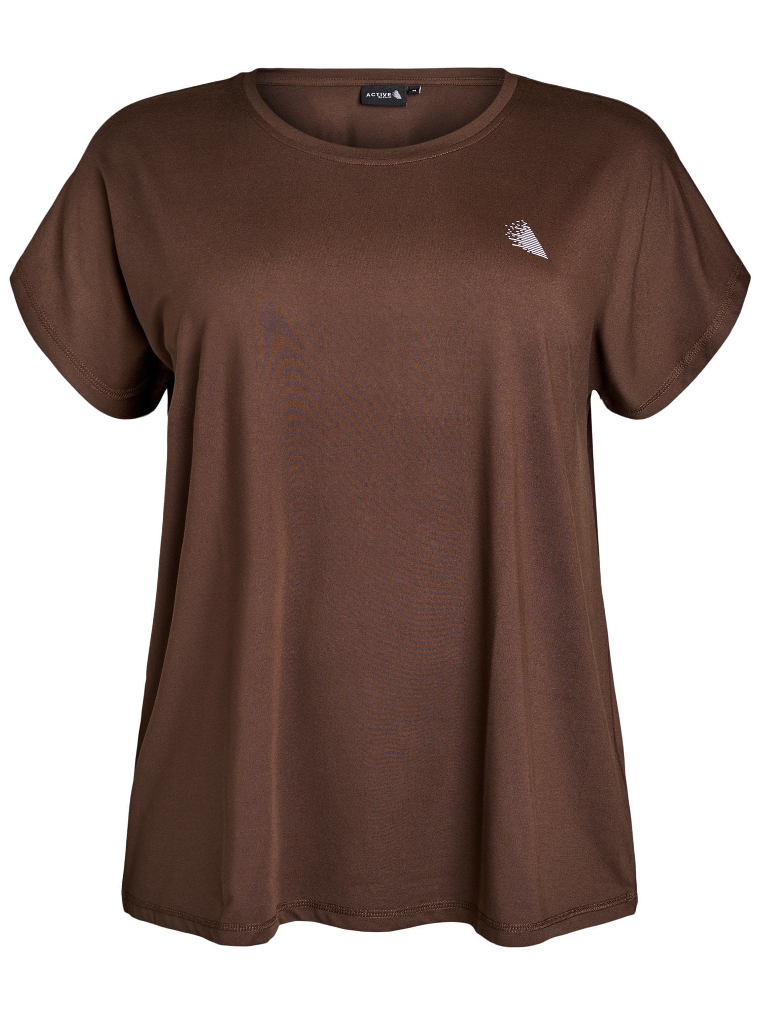 Active by Zizzi Tricou ABASIC  maro / gri deschis