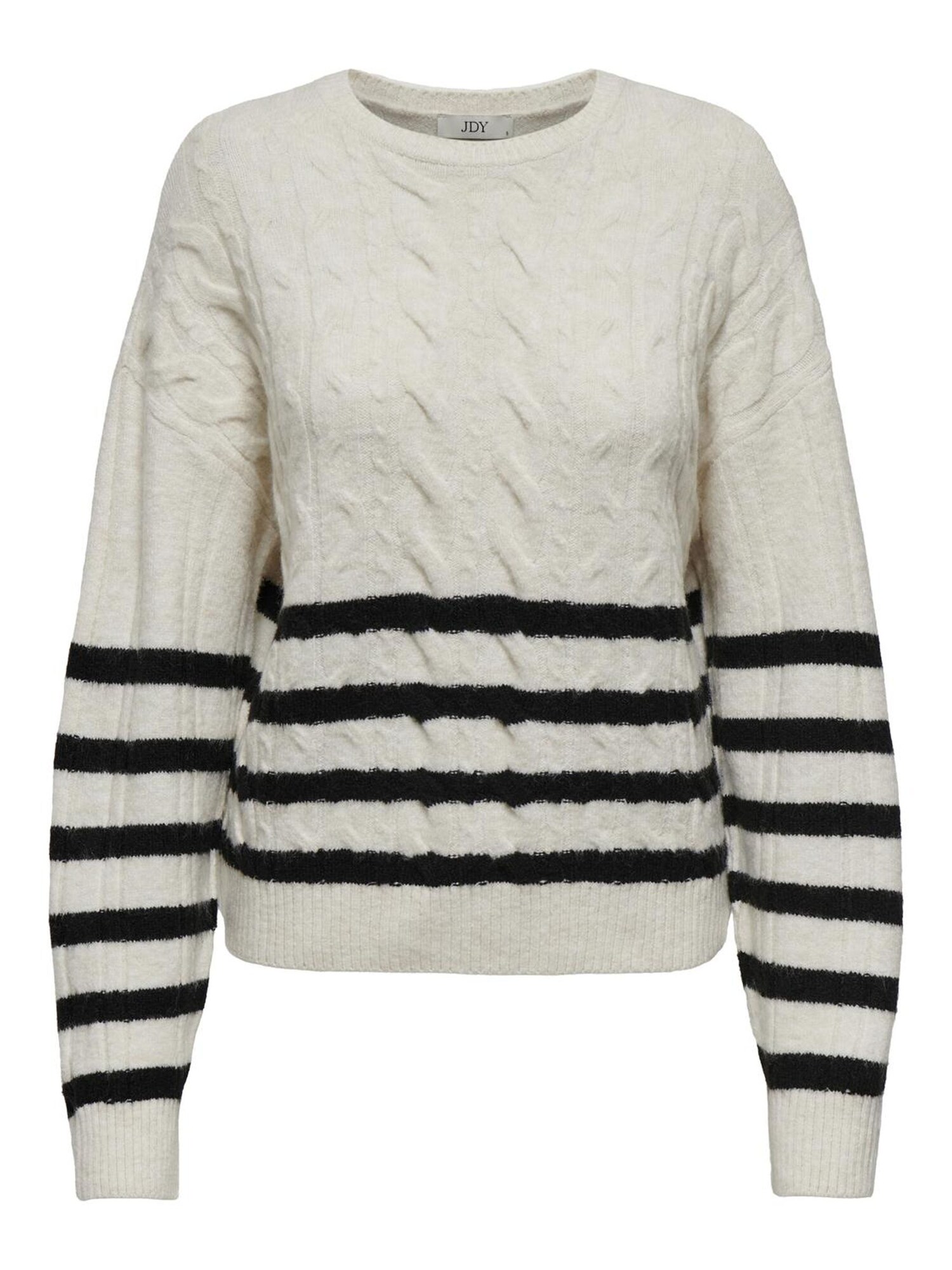 JDY Jersey azul oscuro / offwhite
