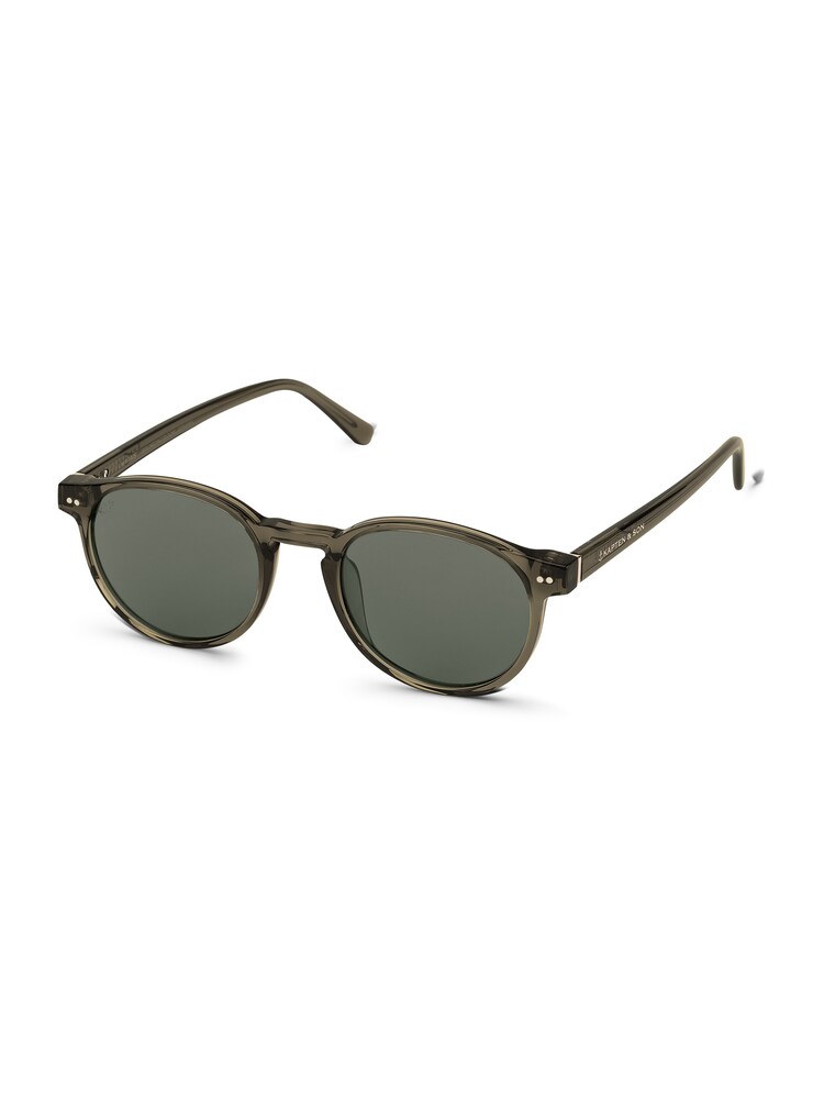 Kapten & Son Sonnenbrille 'Marais Transparent Olive Green' Herren Größe one size khaki