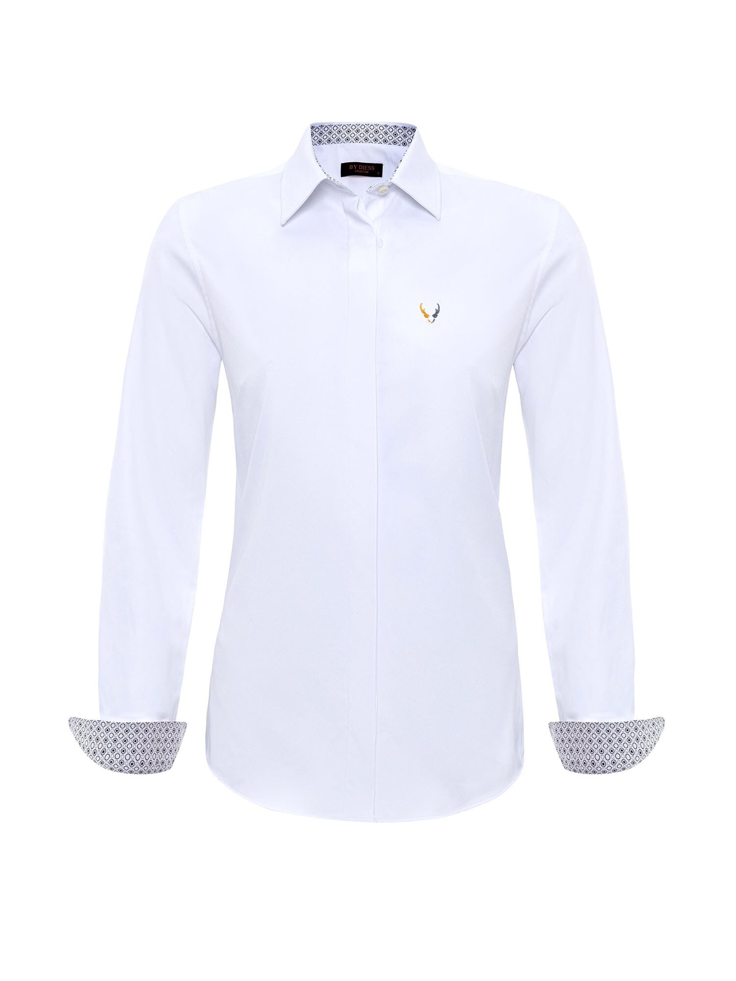 By Diess Collection Cămașă  galben / gri / alb