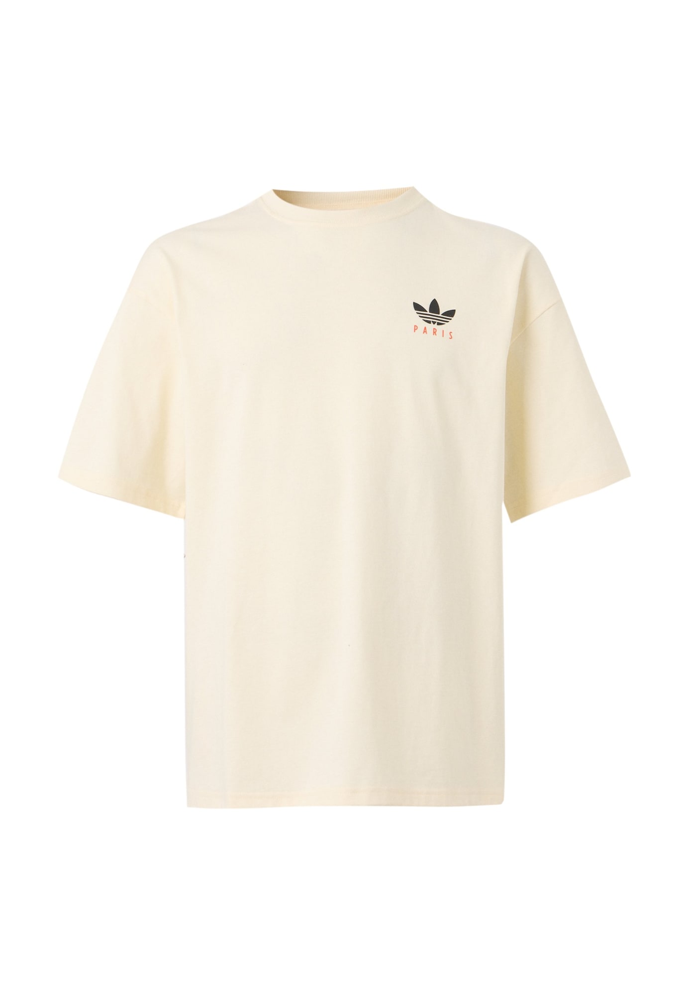 ADIDAS ORIGINALS Majica 'PARIS MAP' tamno narančasta / crna / vuneno bijela