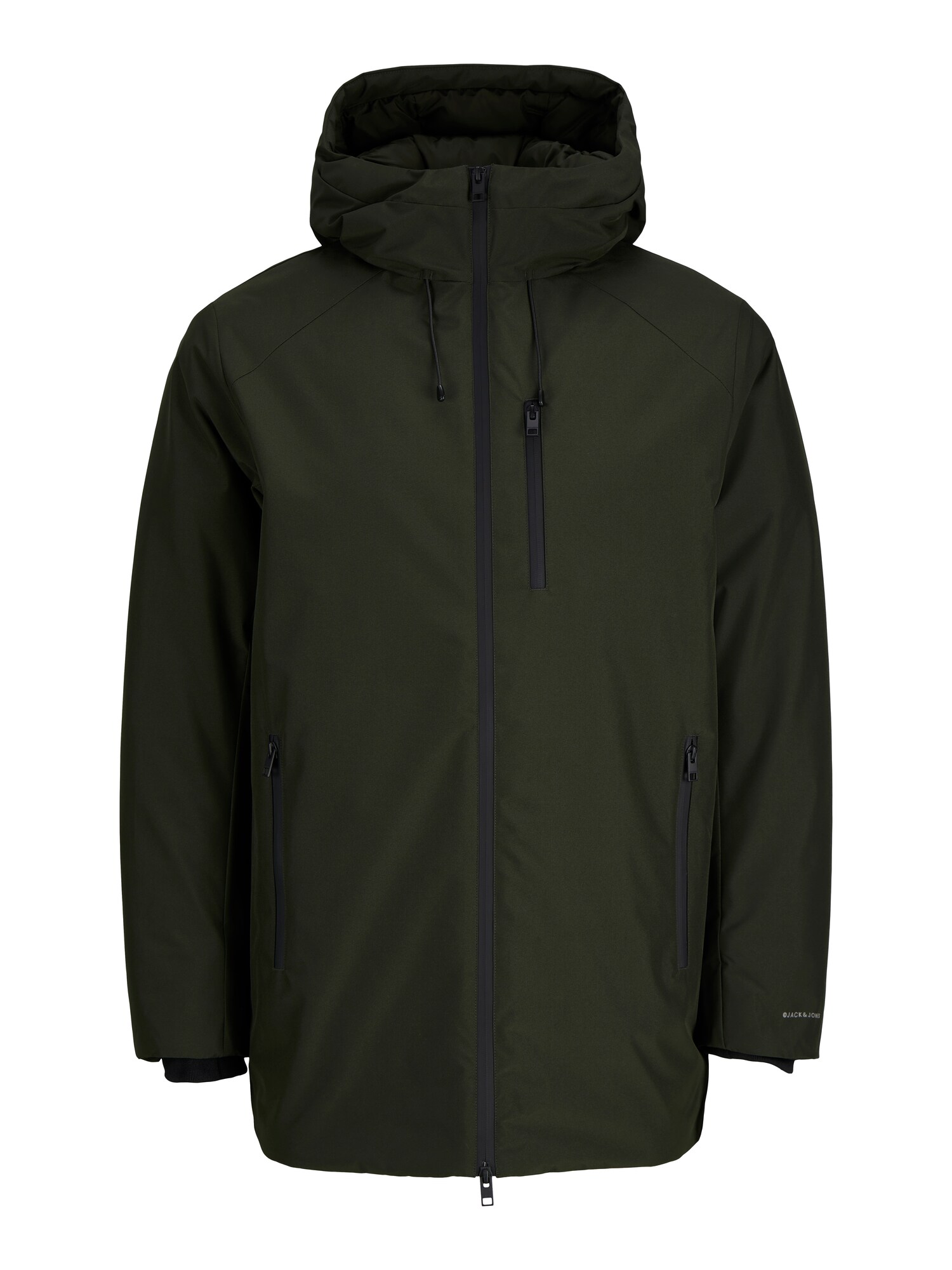 JACK & JONES Geacă de primăvară-toamnă JJSAGE verde pin