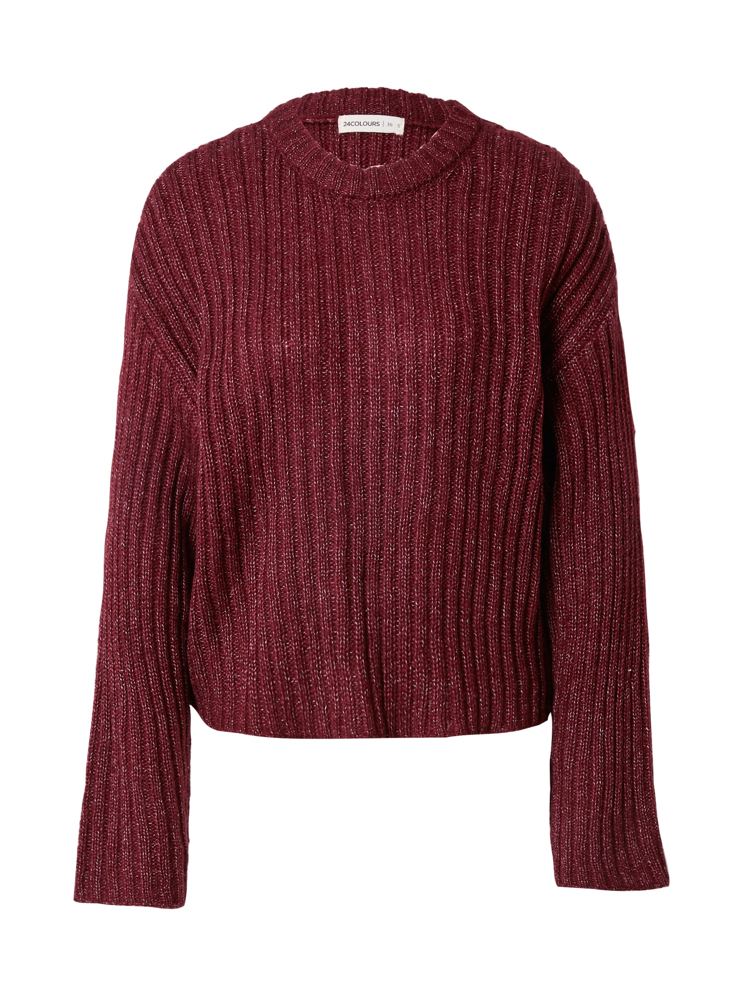 24COLOURS Megztinis burgundiško vyno spalva