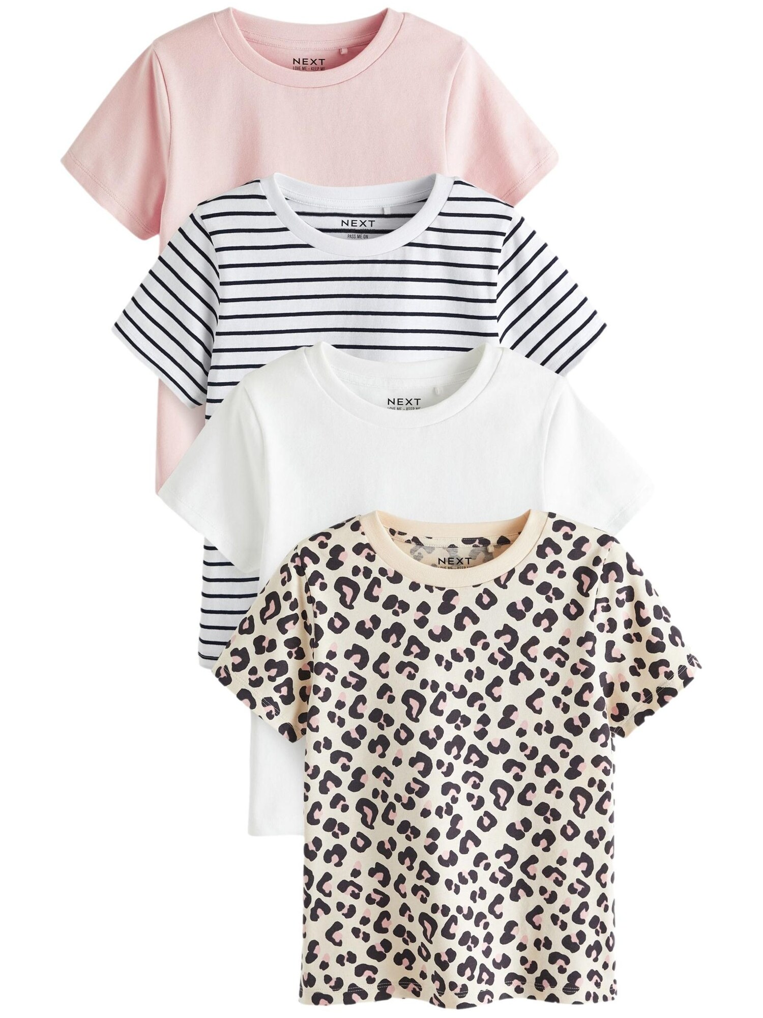 Next Tricou  mai multe culori / roz