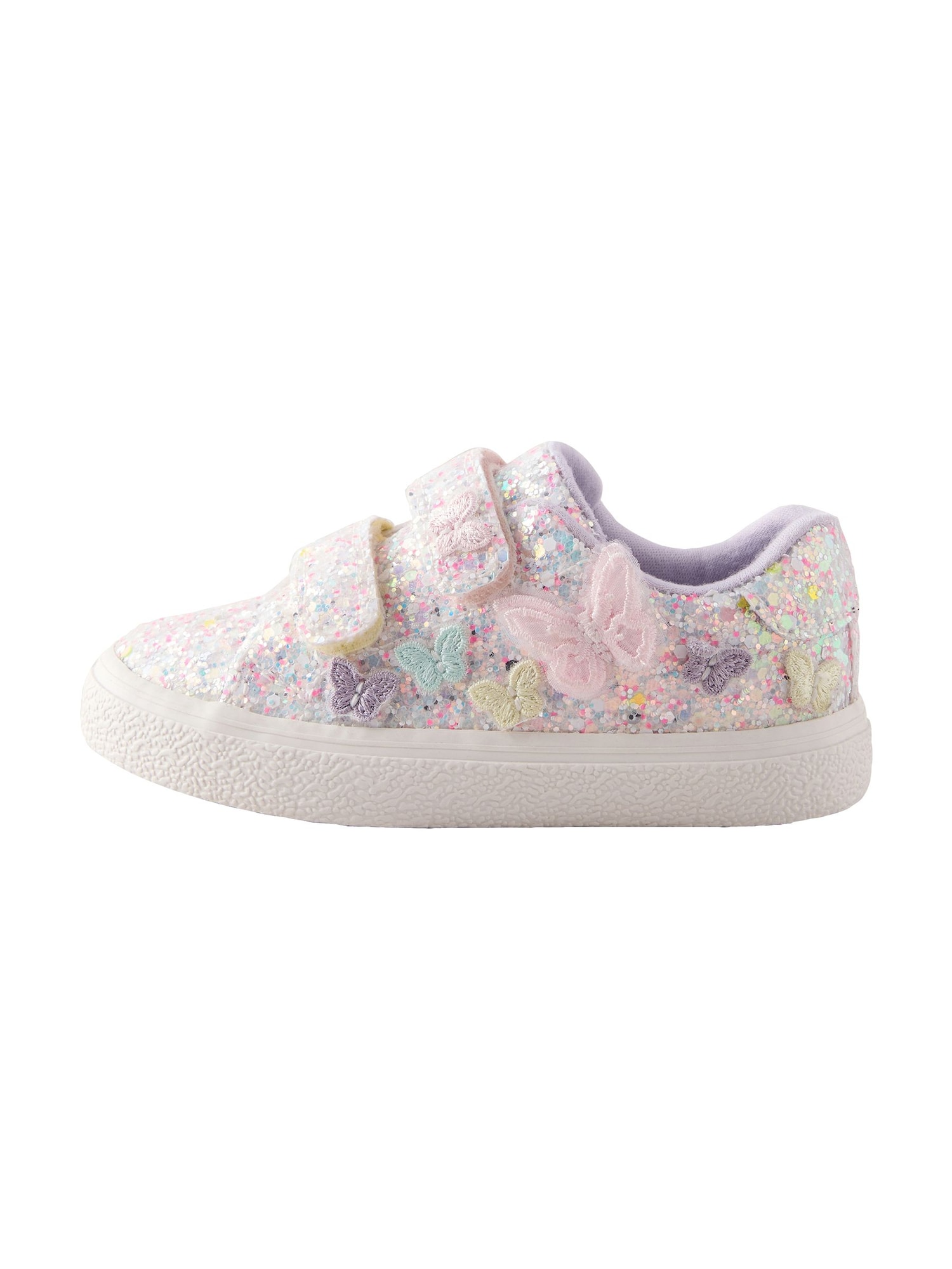 Next Sneaker albastru deschis / galben pastel / mov lavandă / roz