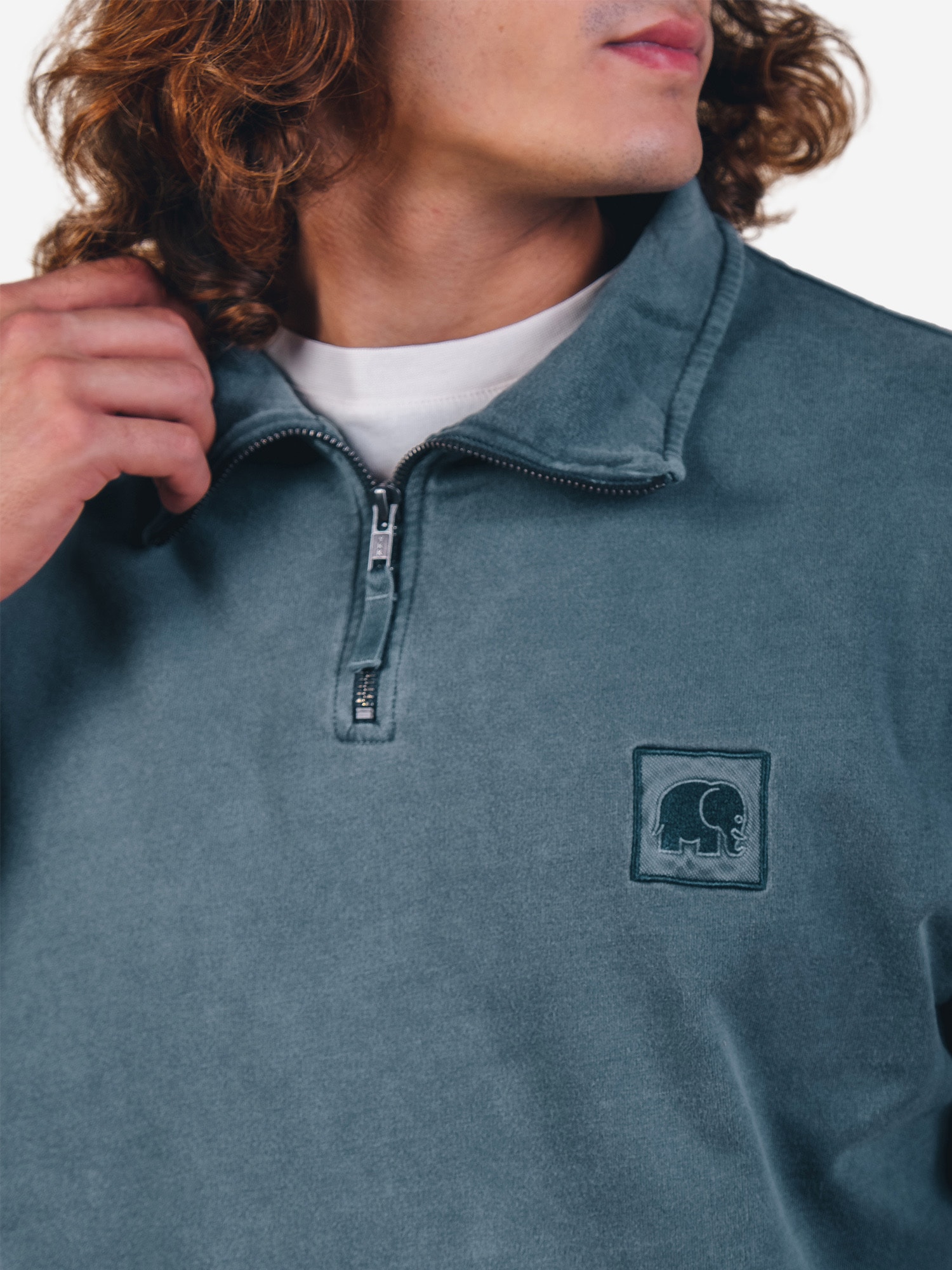 Trendsplant Tréning póló ' SAUCE LOOPBACK '  kék termék 2. képe