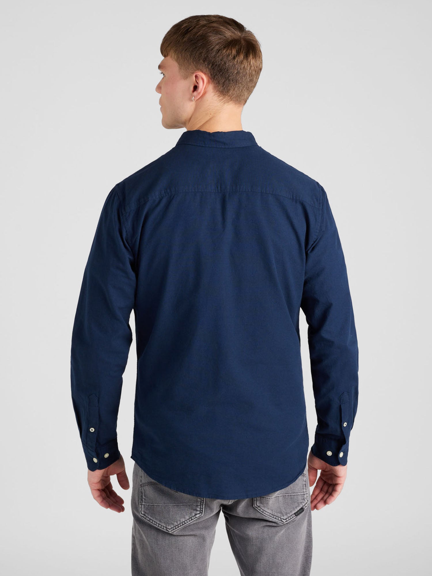 JACK & JONES Košeľa 'JWHCLASSIC' námornícka modrá (obrázok 3)