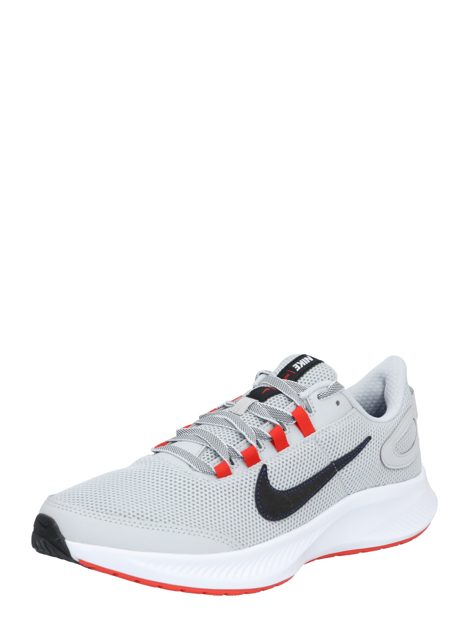 NIKE Bėgimo batai 'Run All Day 2'  juoda / šviesiai pilka / raudona