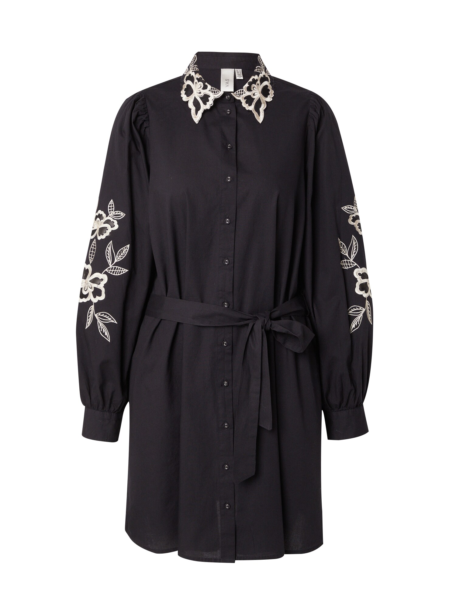 YAS Rochie tip bluză  crem / negru