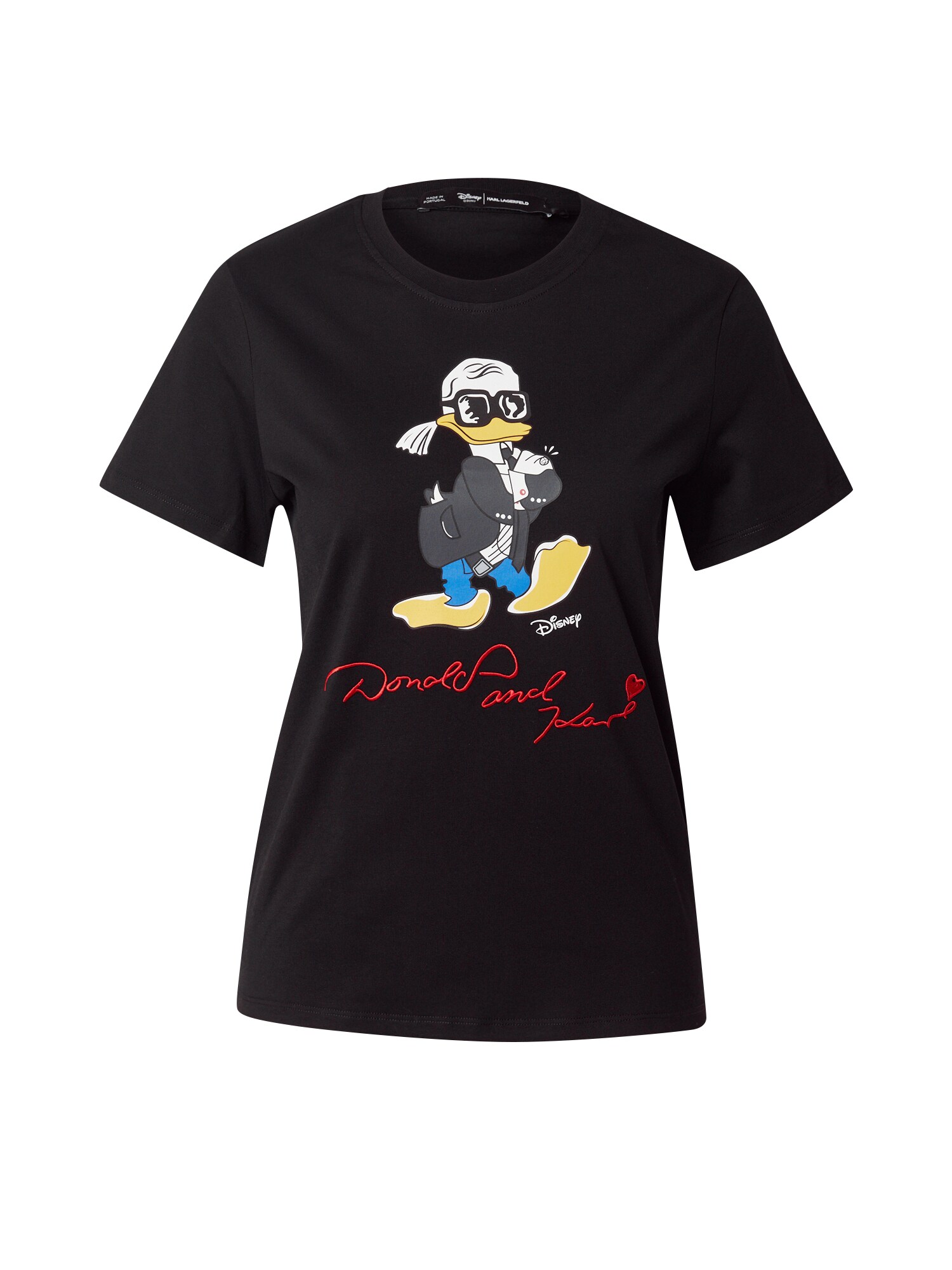 Karl Lagerfeld Tričko 'Disney x KL' kráľovská modrá / svetložltá / čierna / biela