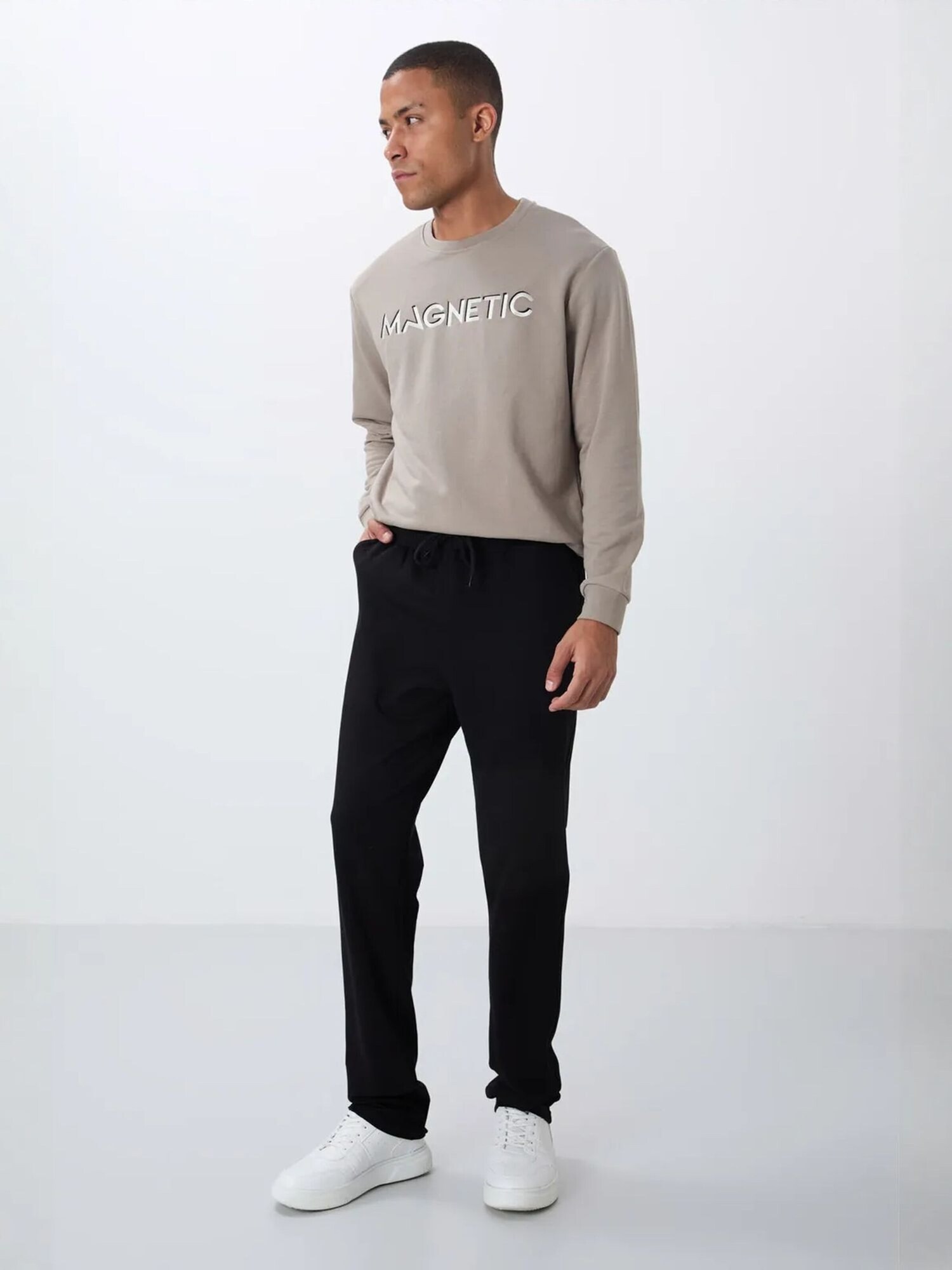 Tommy Life Sportske hlače 'Jogginghose' crna
