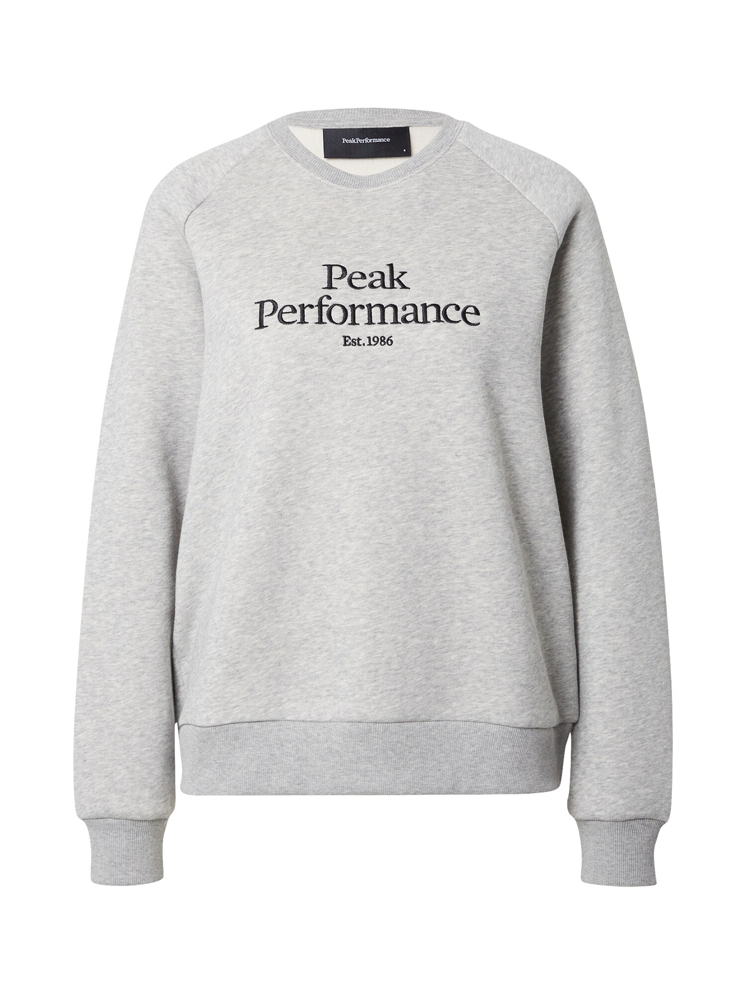 PEAK PERFORMANCE Sportinio tipo megztinis  pilka / juoda