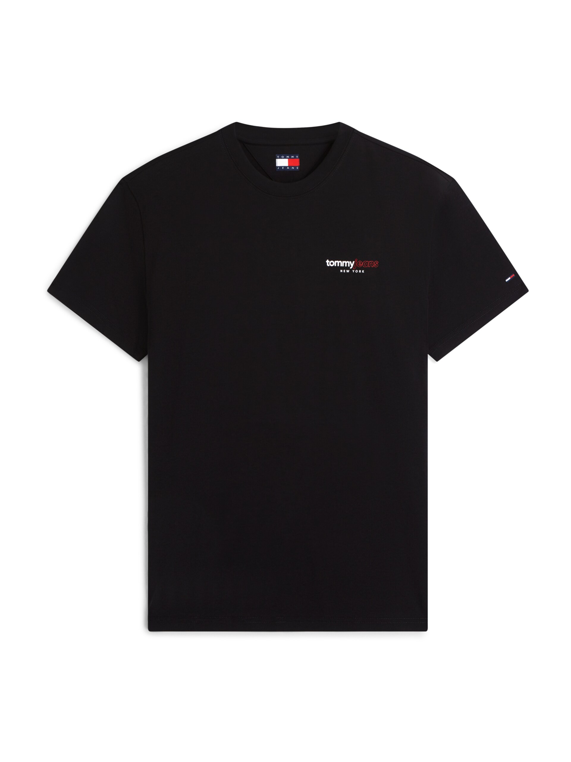 TOMMY JEANS T-shirt 'Logo Graphic' röd / svart herr