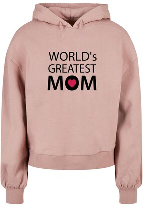 Merchcode Sweatshirt ‘Mothers Day – Greatest Mom’ Oudroze / Rood / Zwart