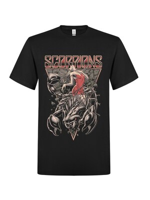 Scorpions Camiseta 'Scorpions Hurricane T-Shirt'  negro