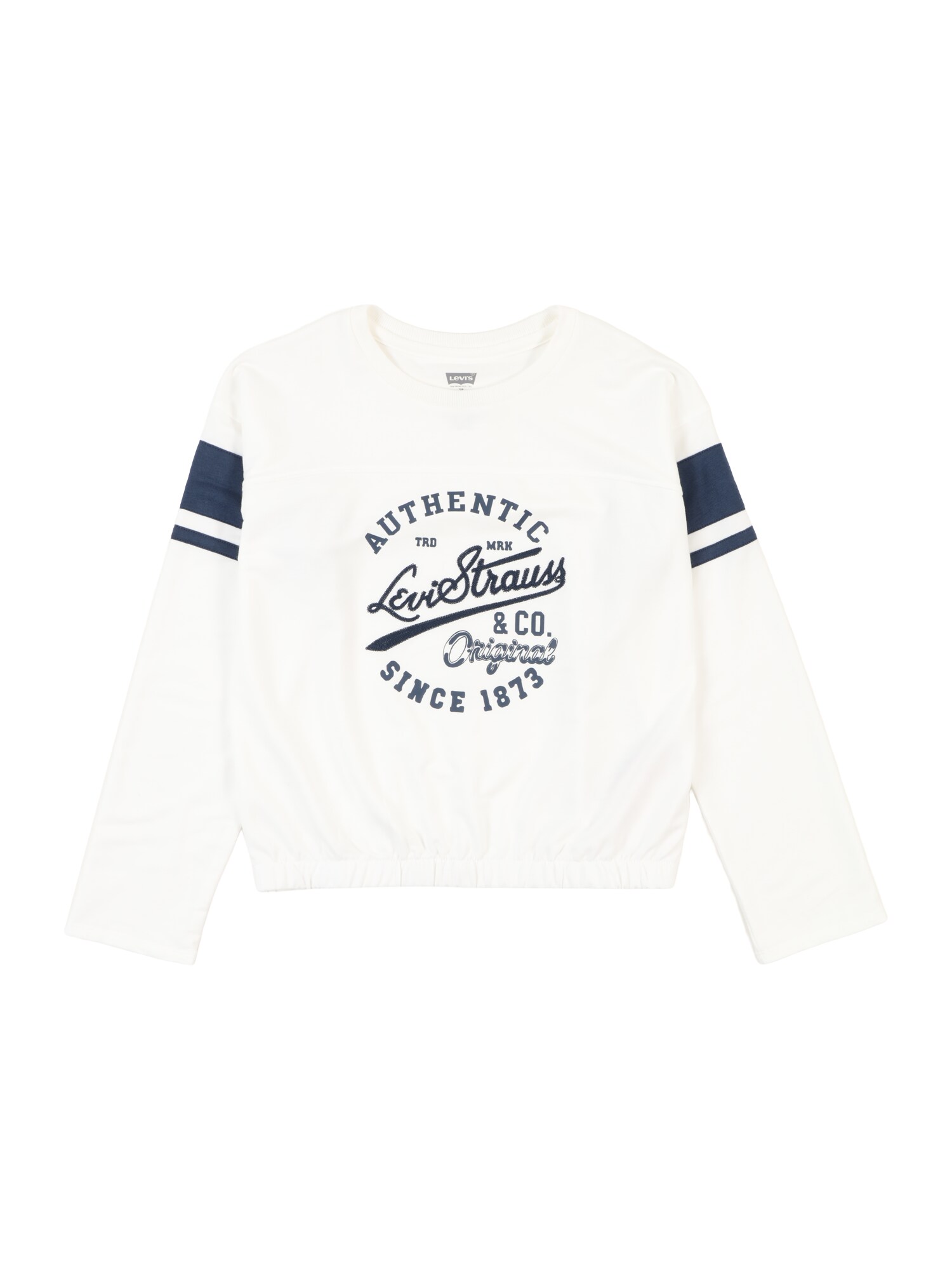 Levis Kids Tricou Varsity  bleumarin / alb