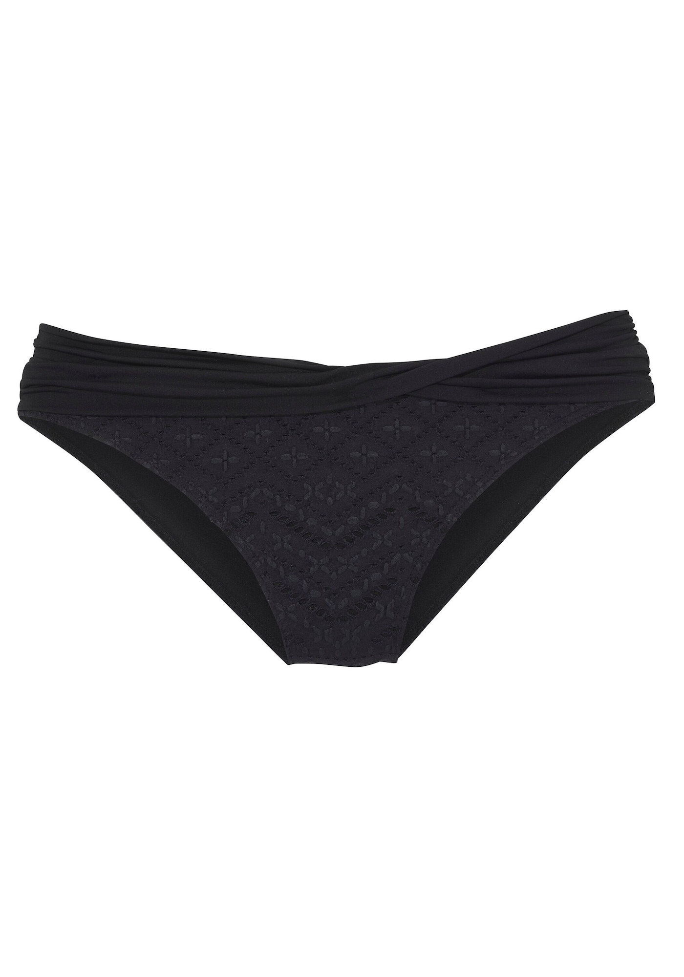 LASCANA Slip costum de baie  negru