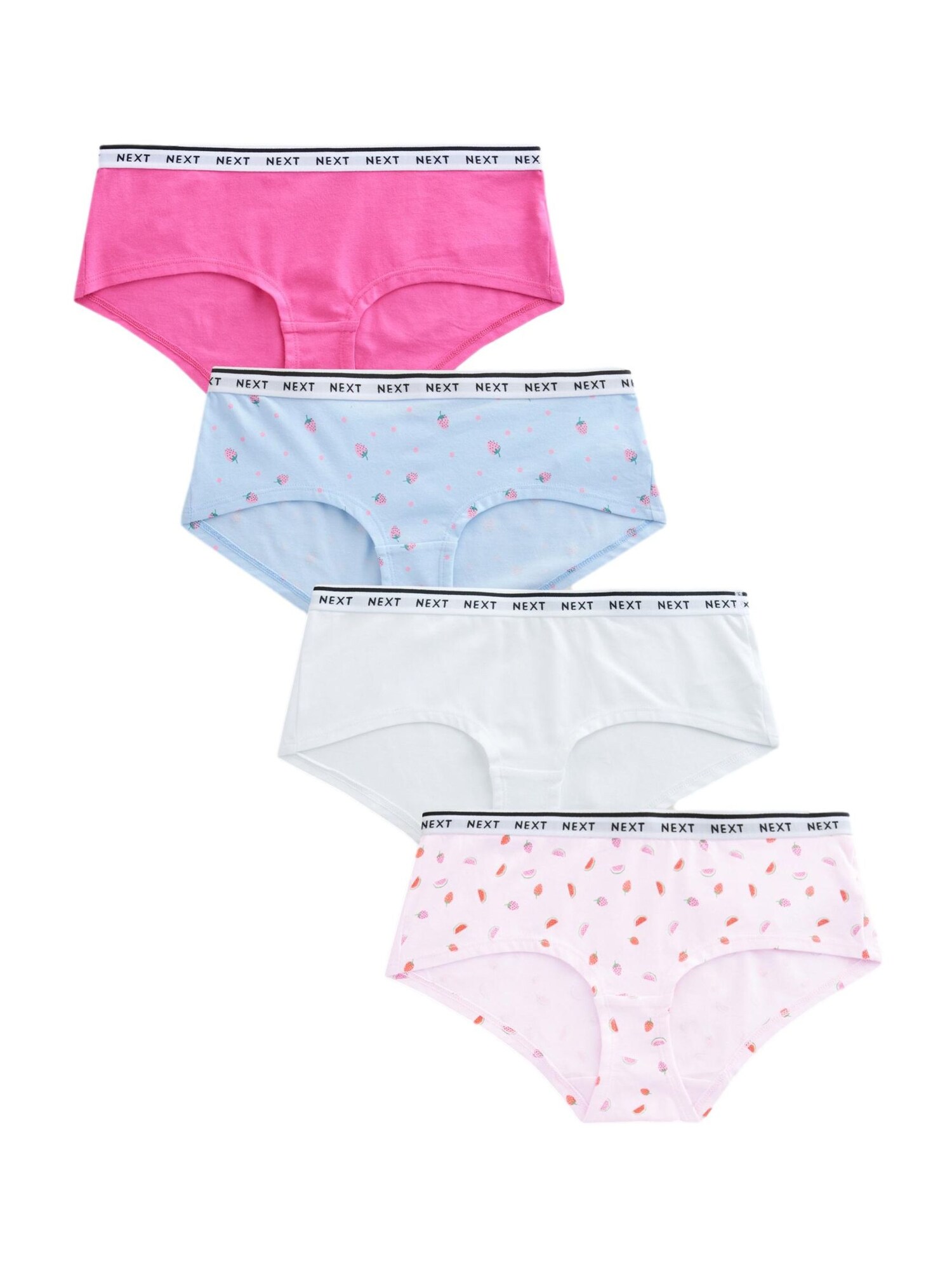 Next Slip  albastru deschis / roz / negru / alb