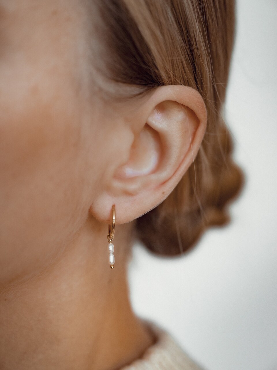 Örhängen 'Double Pearl'