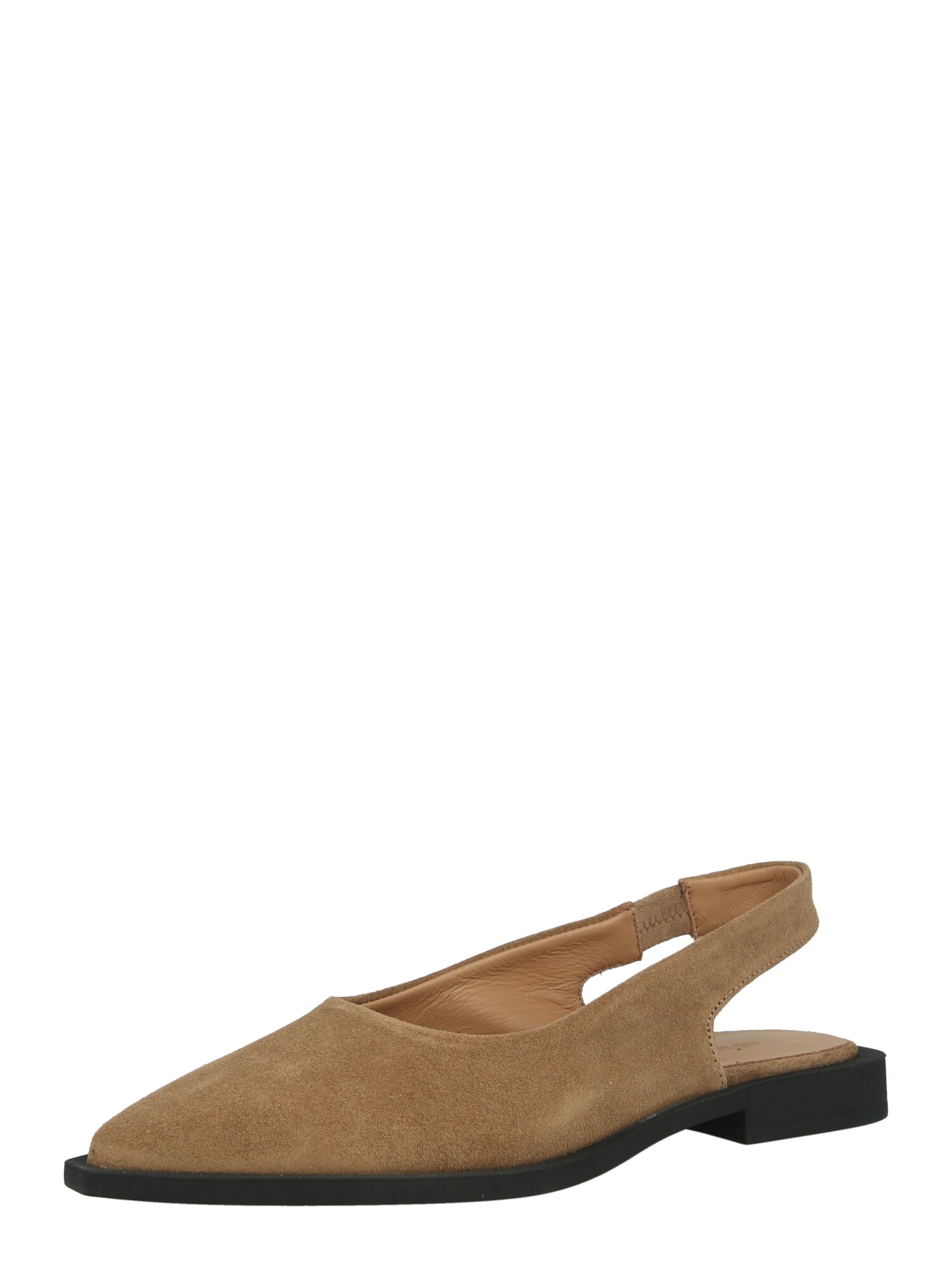 Copenhagen Studios Balerini cu curea glezna  maro deschis