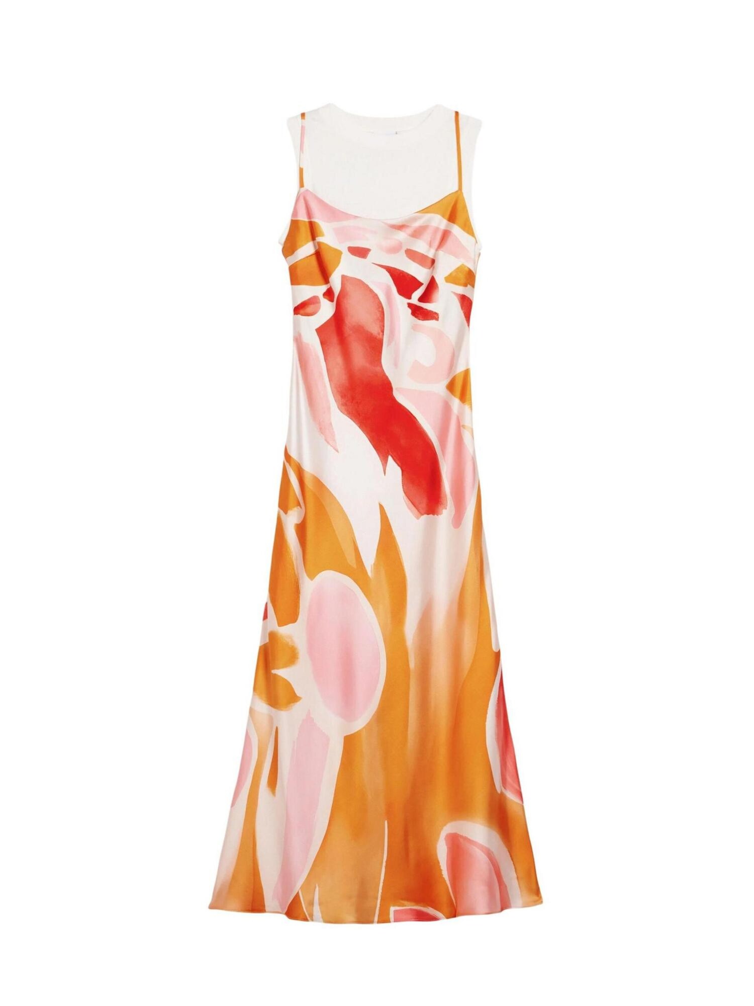 Desigual Vestido 'VEST_WAVE 26SWVW52'  naranja