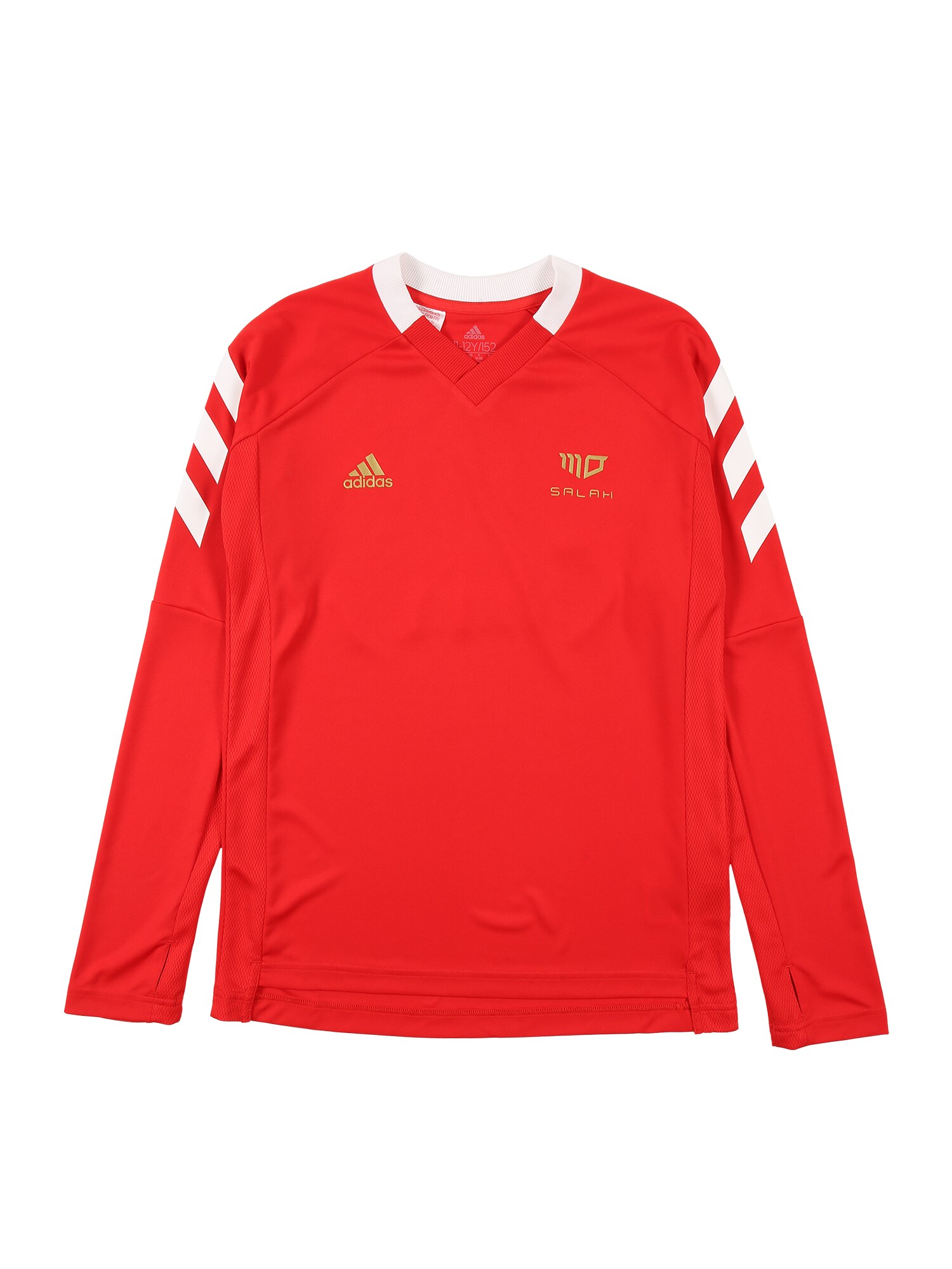 ADIDAS PERFORMANCE Sportiniai marškinėliai  raudona / balta / auksas