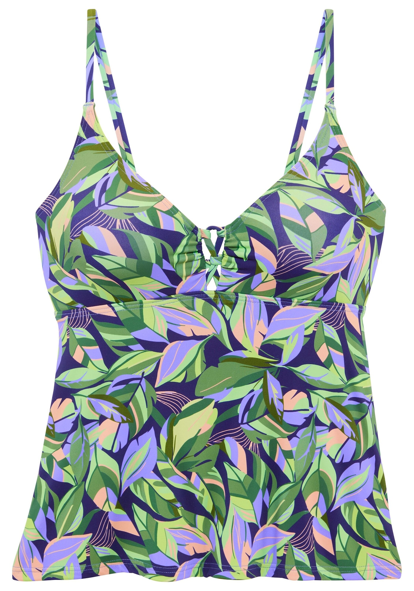 s.Oliver Tankini top  bleumarin / albastru porumbel / verde / verde deschis