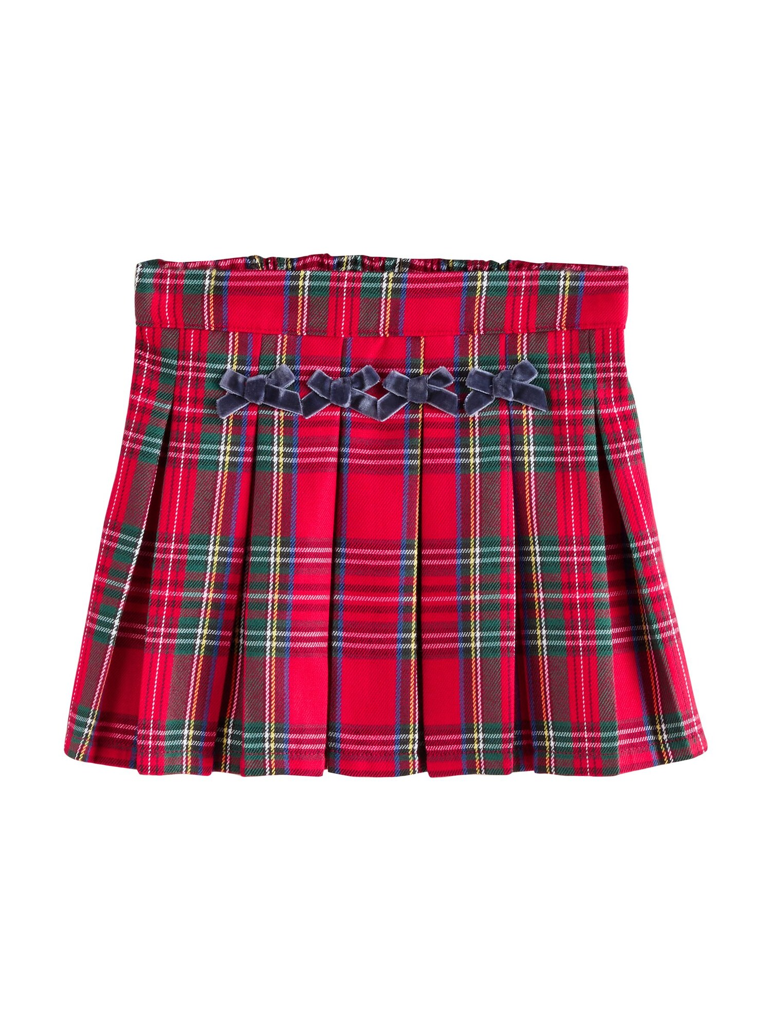 Next Fustă Tartan Bow  albastru / galben / verde / roșu / alb