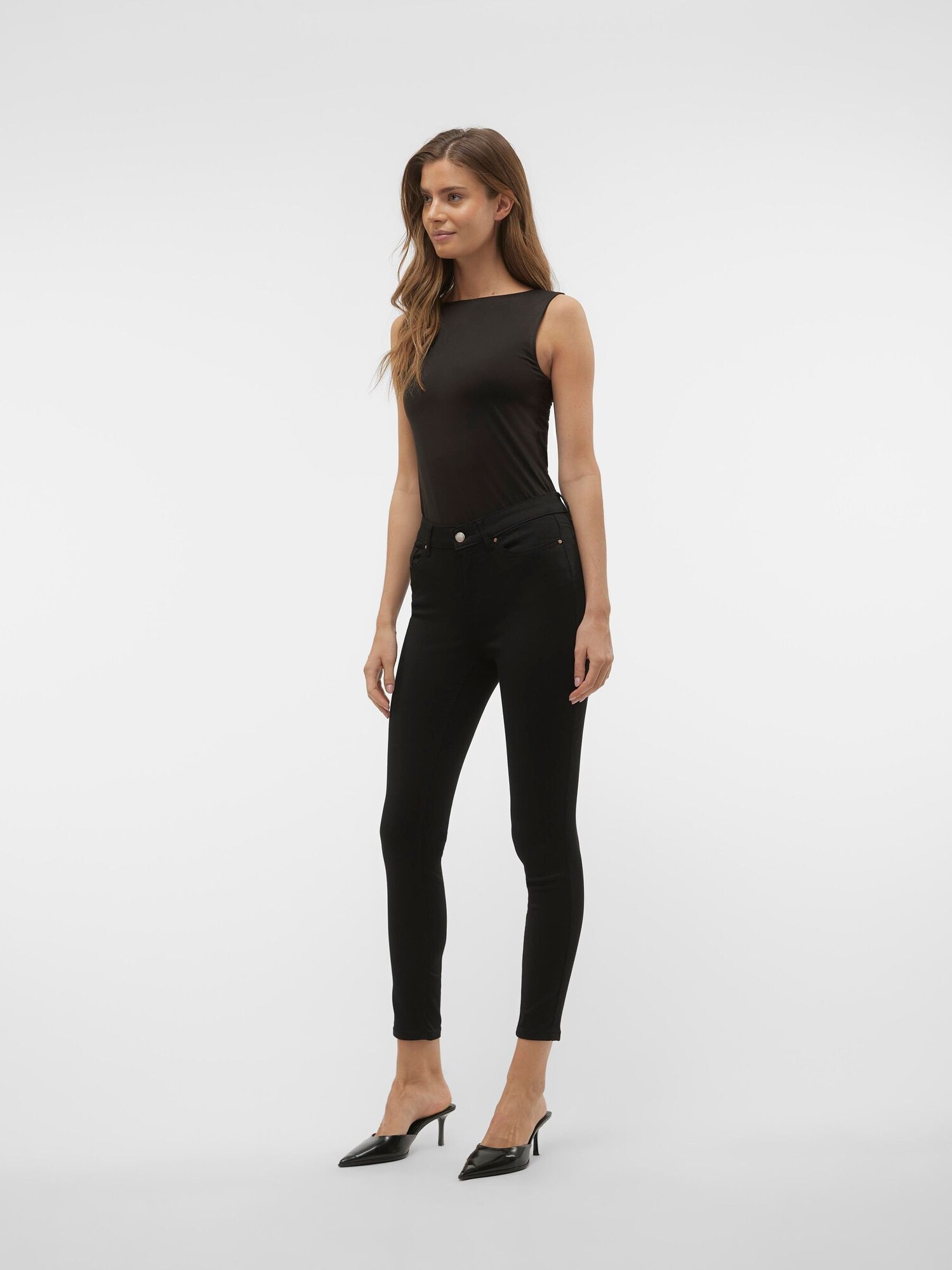 VERO MODA Džínsy 'VMFlash' čierny denim (obrázok 5)