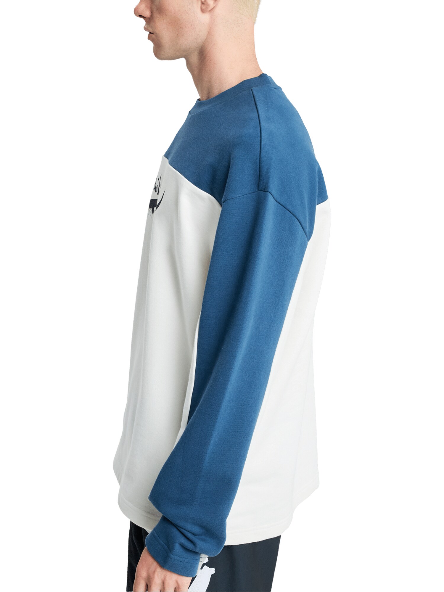 QUIKSILVER Sudadera 'YG Factor' azul oscuro / negro / blanco natural – imagen 3