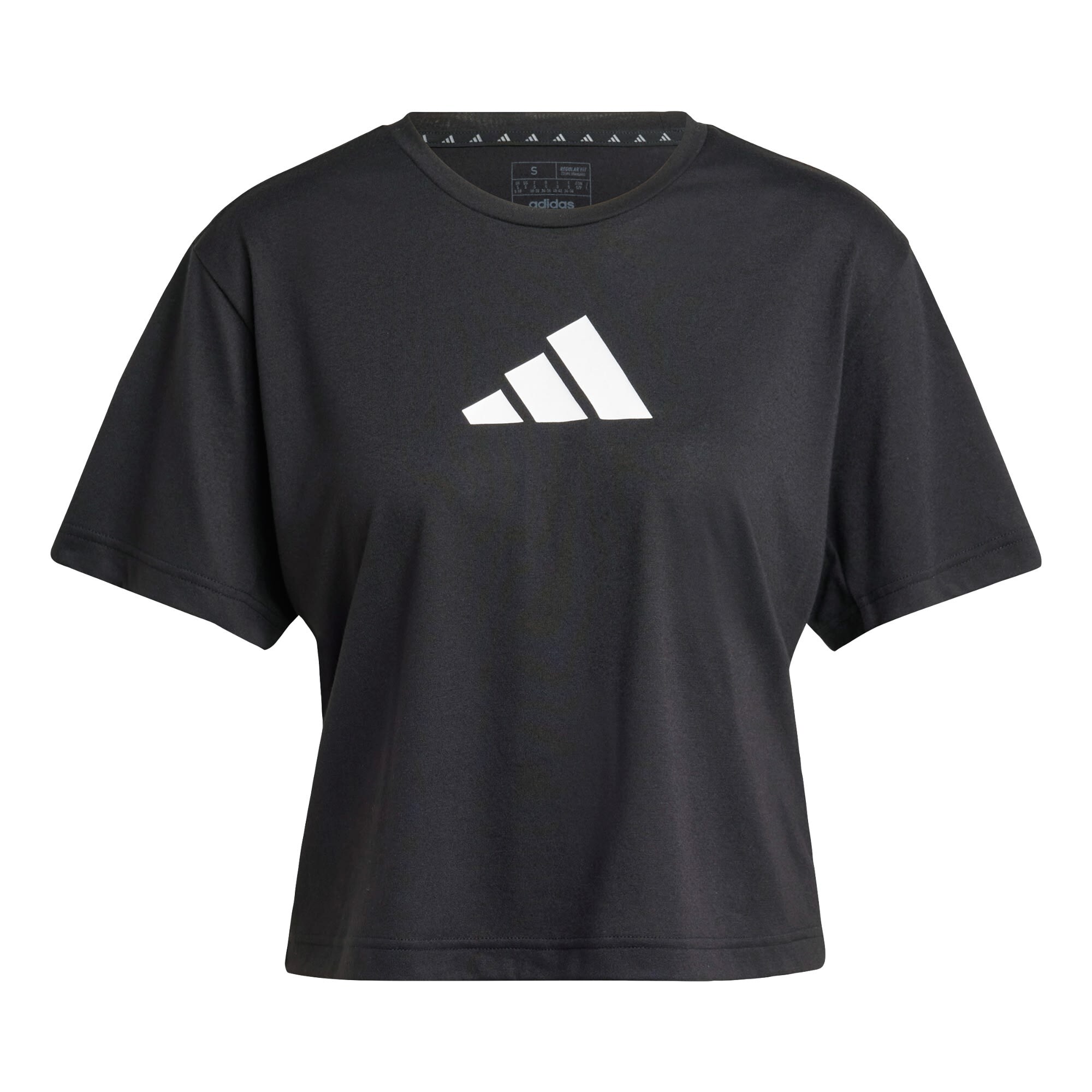 ADIDAS PERFORMANCE Tricou funcțional Essentials  negru / alb