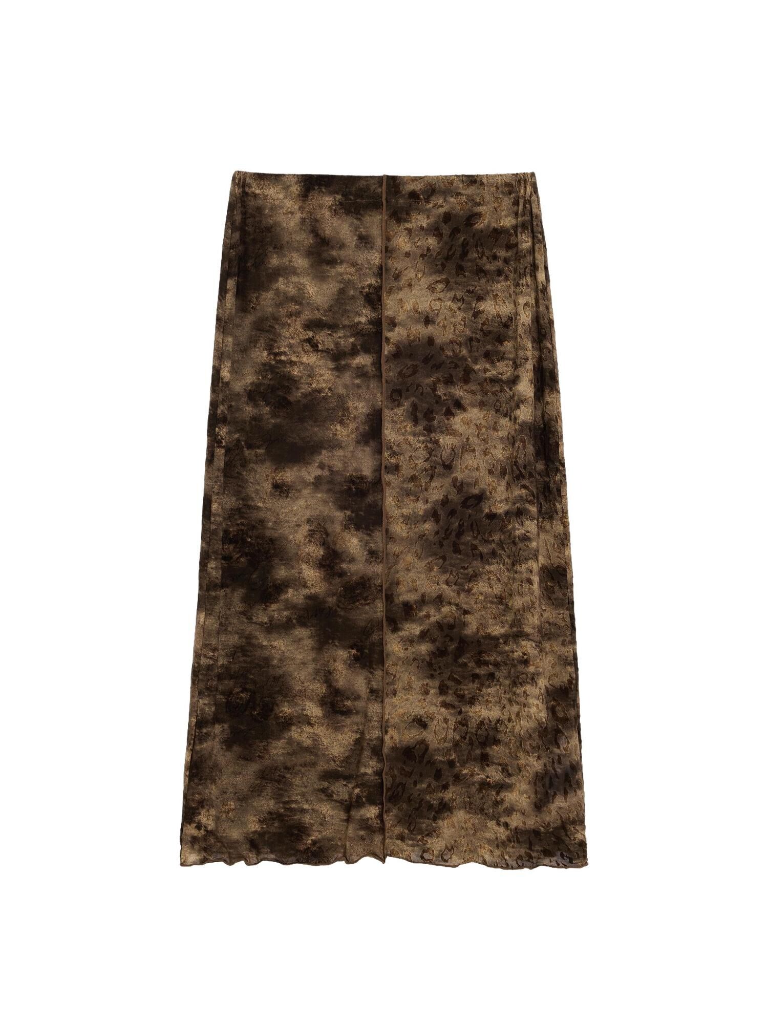 Desigual Falda  moca / marrón oscuro / negro