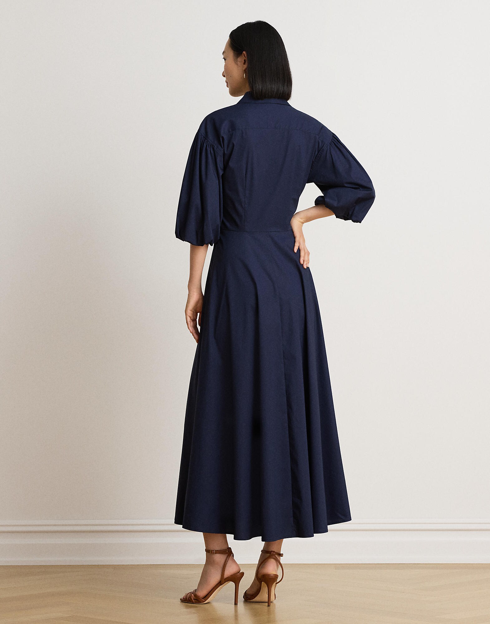 Lauren Ralph Lauren Vestido camisero  navy – imagen 3