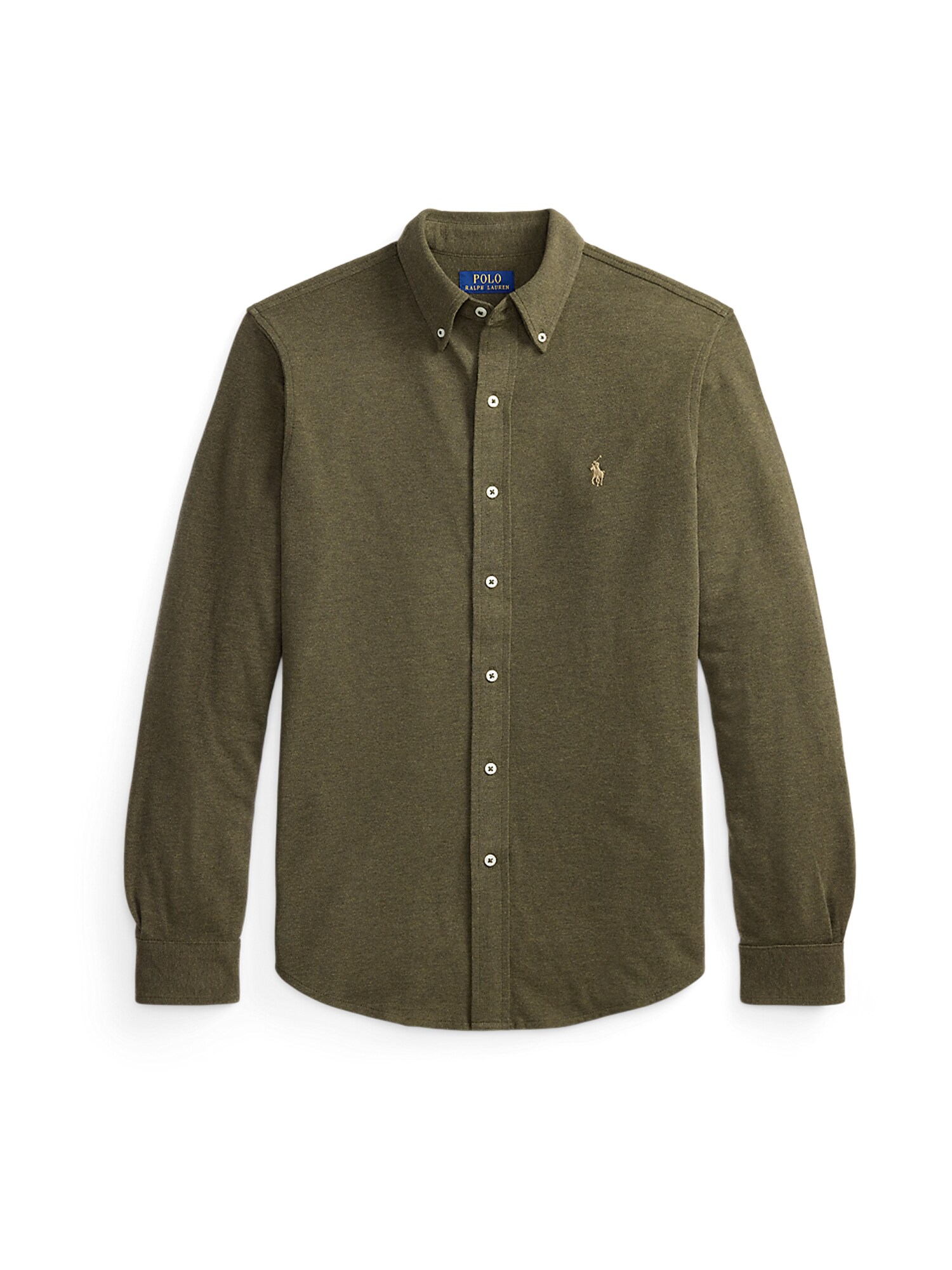 Polo Ralph Lauren Cămașă  maro cappuccino / oliv