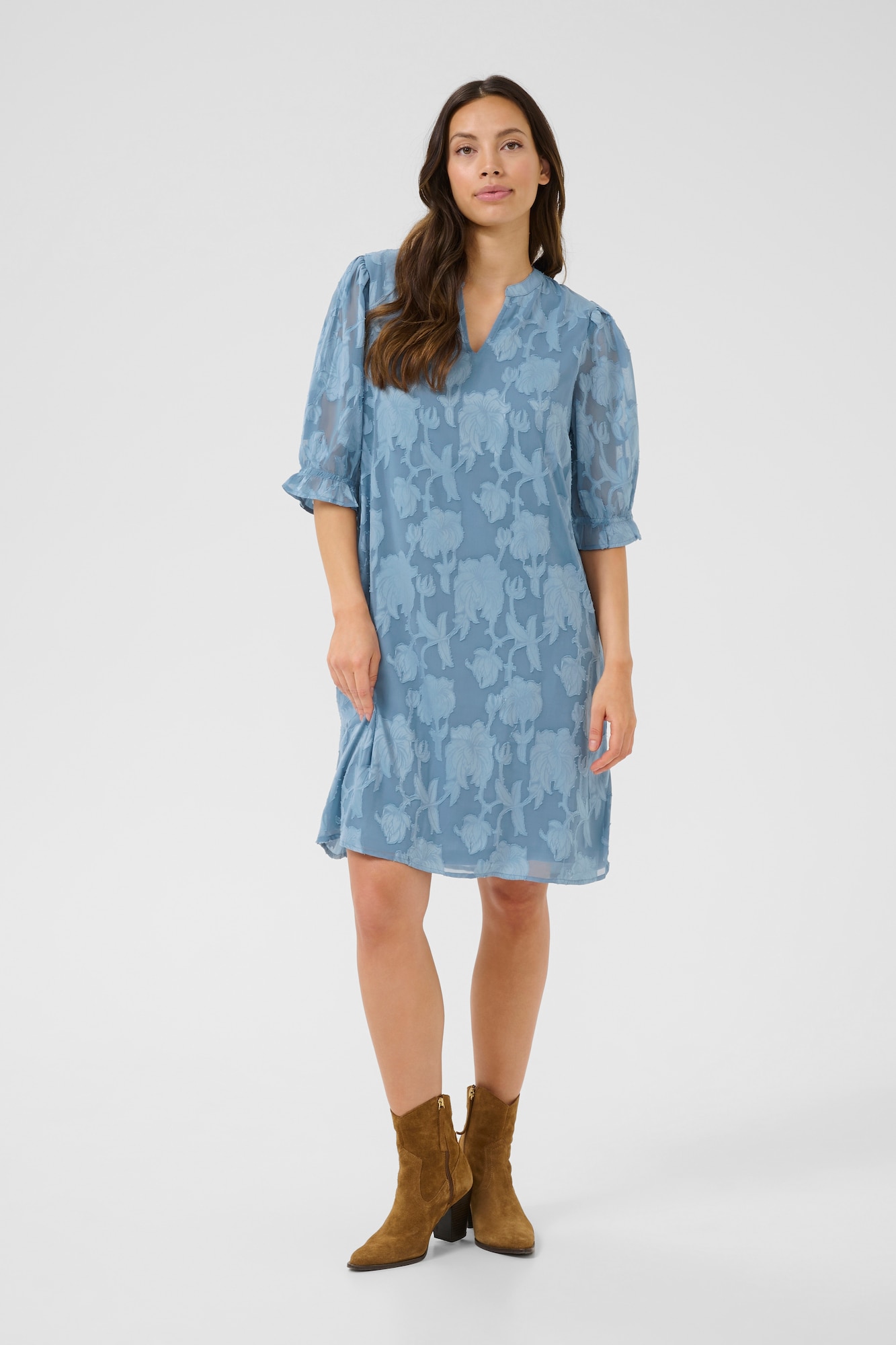 Thumbnail - Cream Kleid Yana