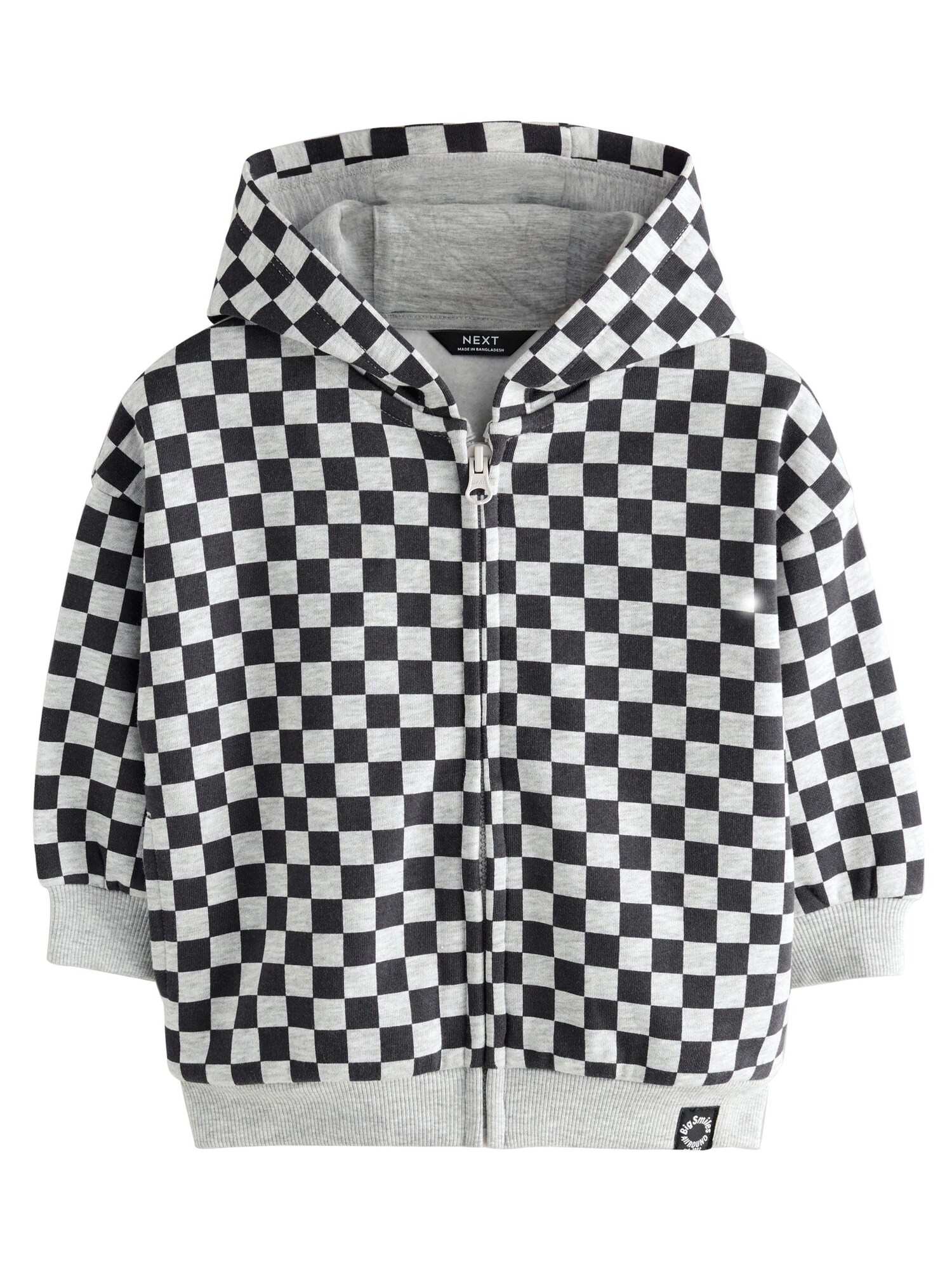 Next Hanorac  negru / alb