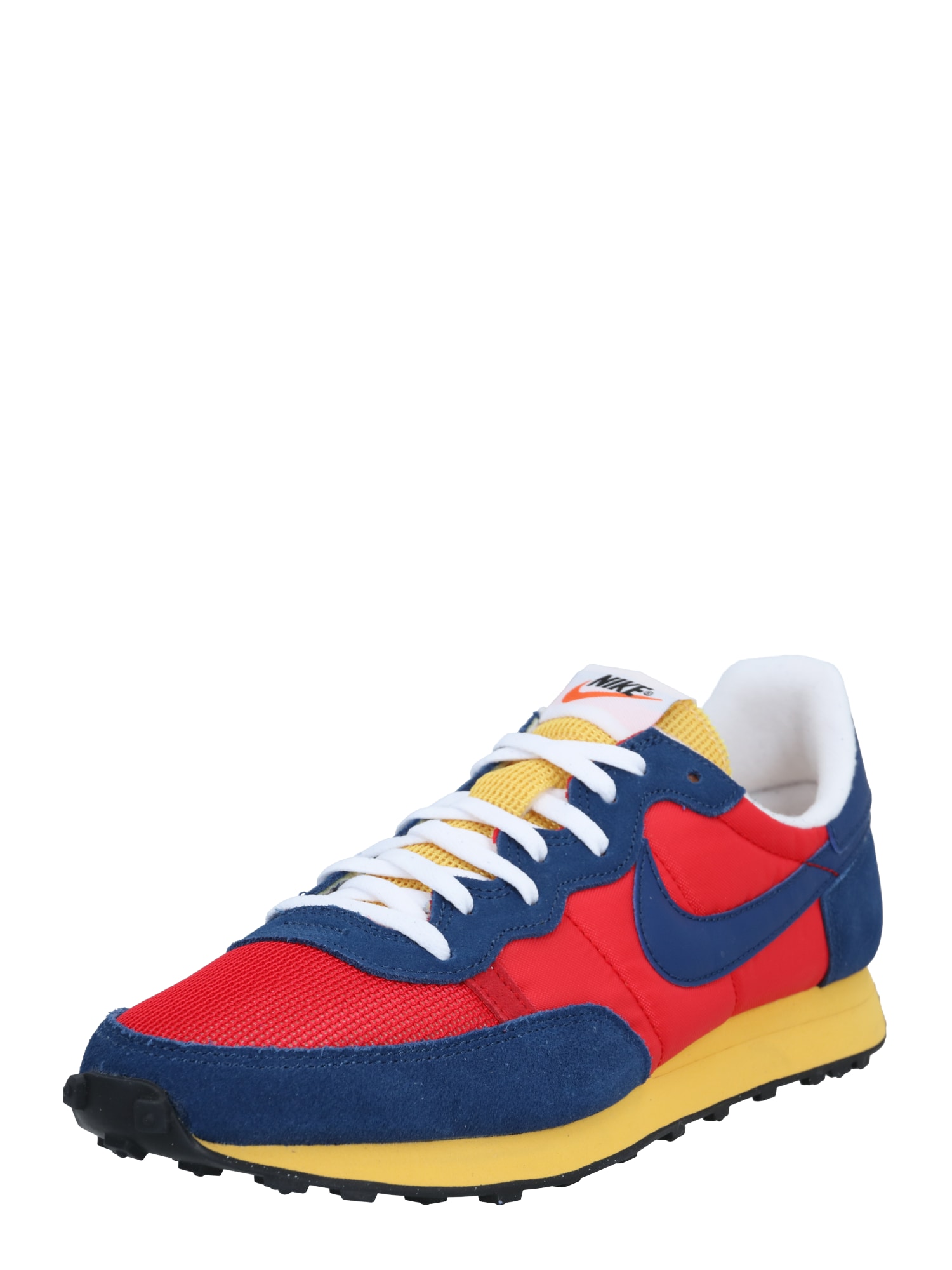Nike Sportswear Sportbačiai be auliuko 'Challenger'  raudona / tamsiai mėlyna / tamsiai geltona