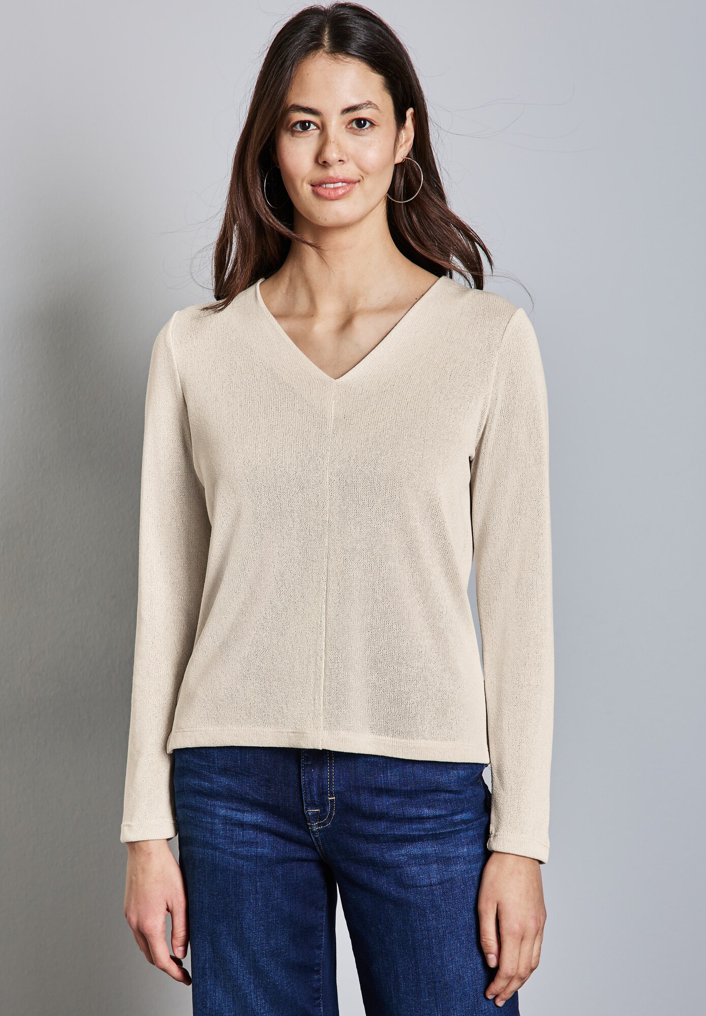 Thumbnail - Strick-Look Shirt