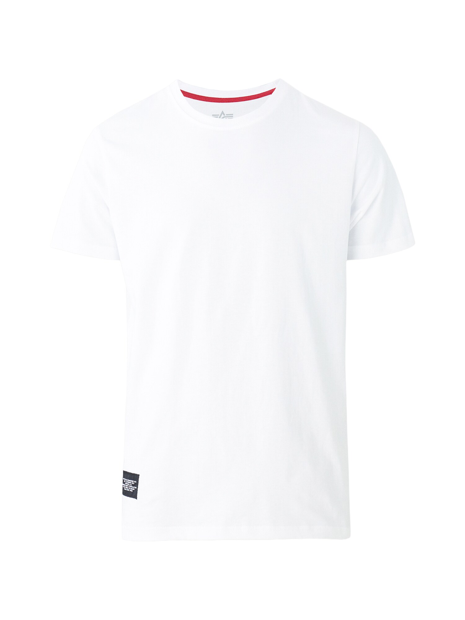 ALPHA INDUSTRIES Tričko tmavošedá / biela