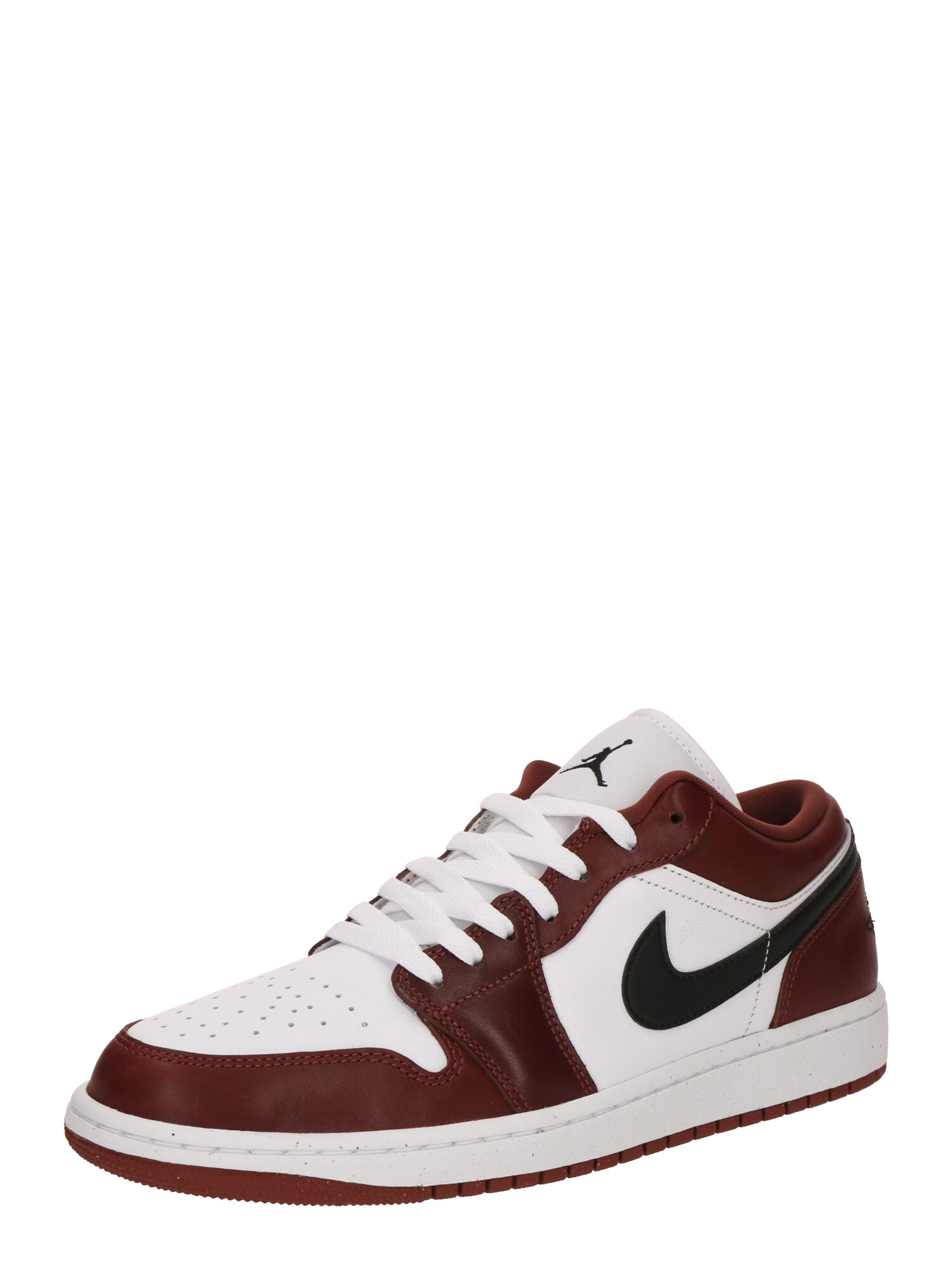 Jordan Nízke tenisky 'AIR JORDAN 1'  karmínovo červená / čierna / biela