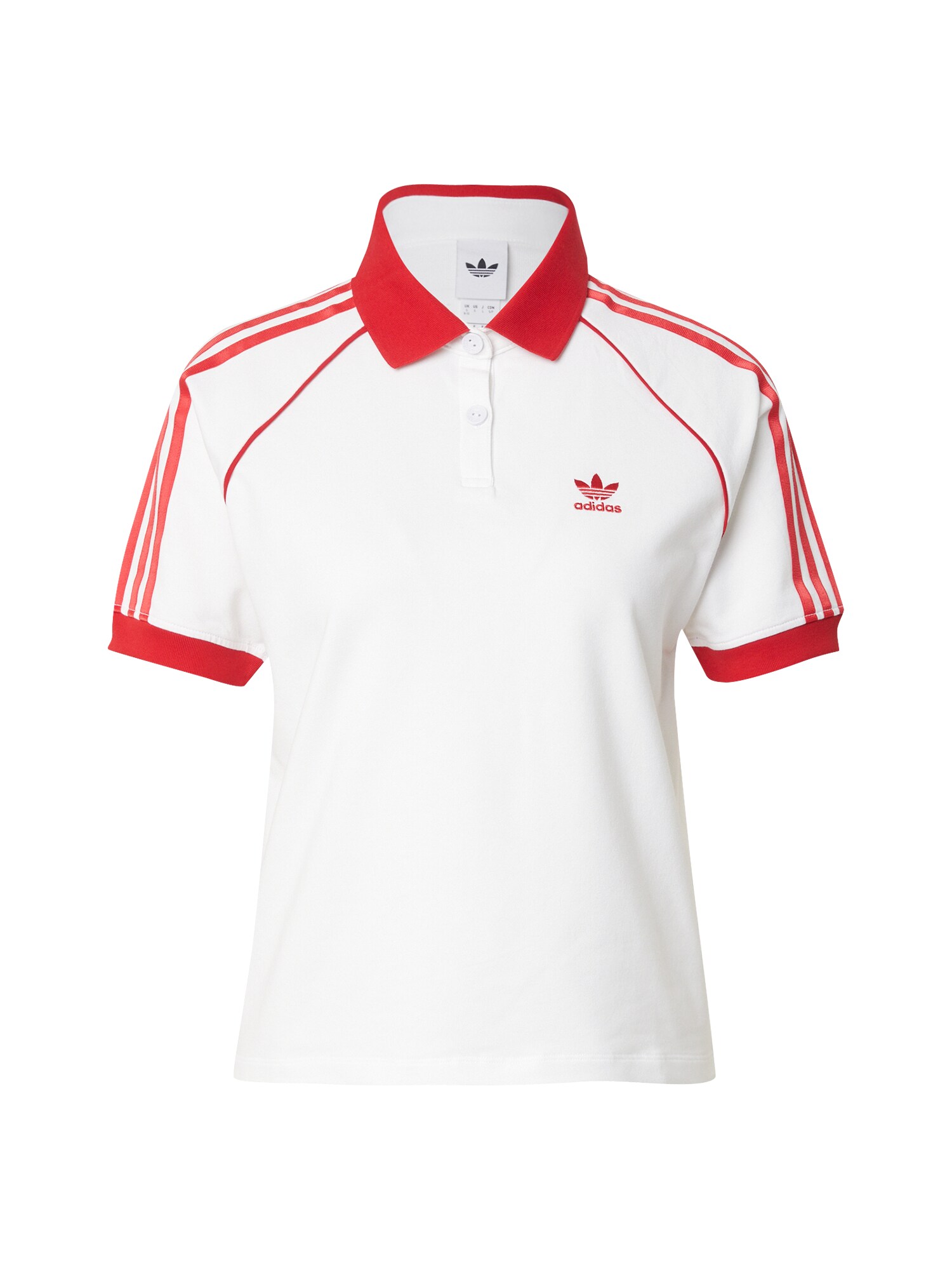ADIDAS ORIGINALS Tricou  roșu / alb