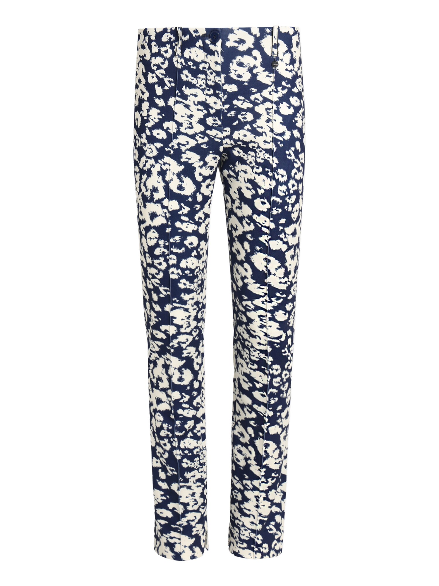 Marc Cain Nohavice  krémová / indigo