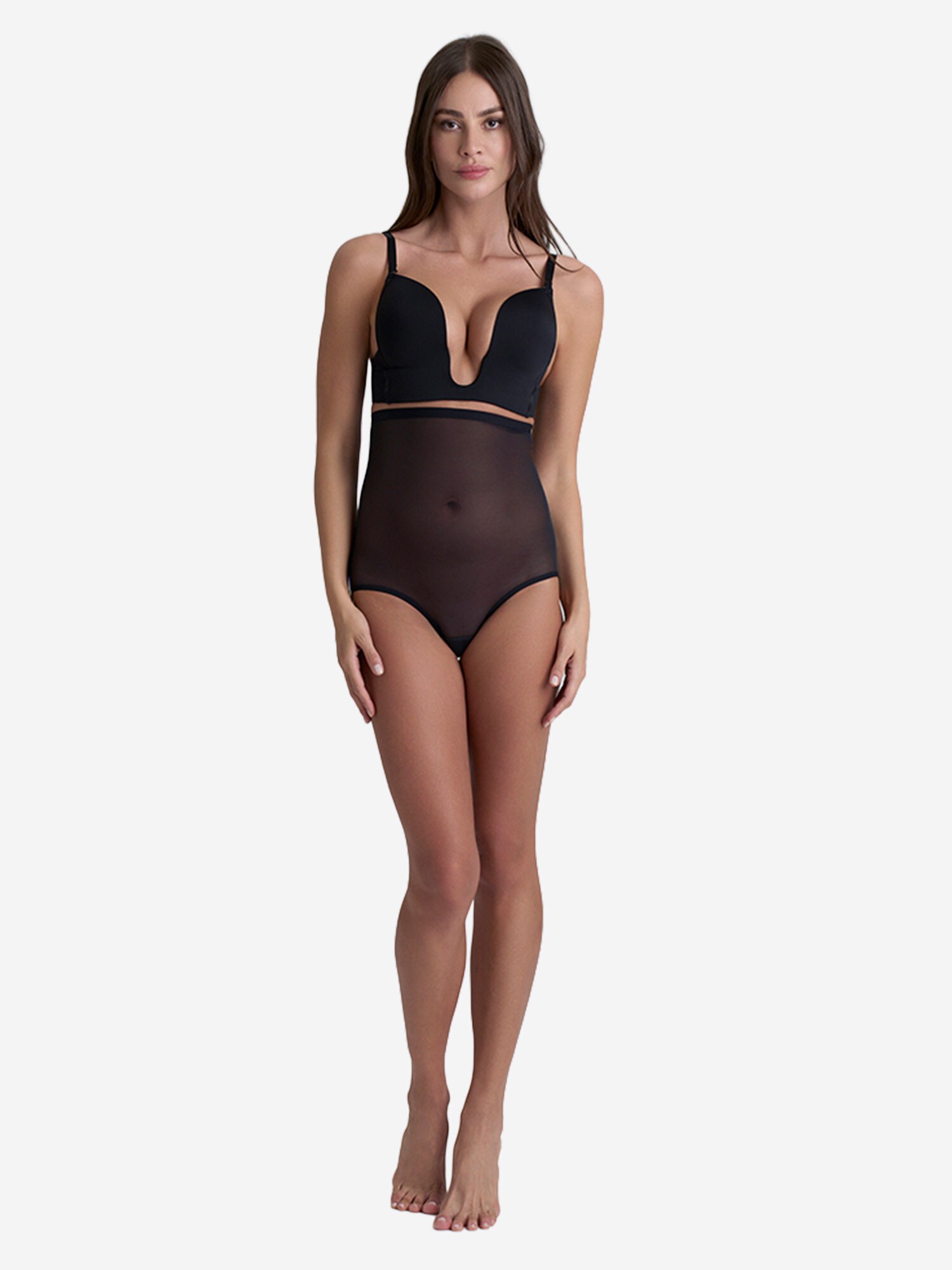 Thumbnail - Bye Bra Shapingslip Forming Tulle High Waist Brief