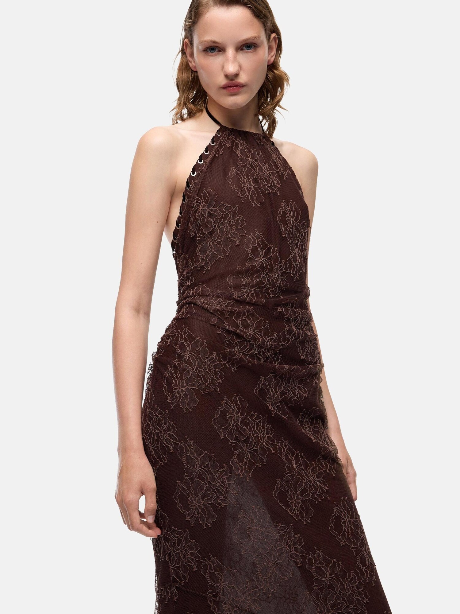 PINKO Vestido 'PINKO MUSTANG ABITO ABITO'  marrón – imagen 4