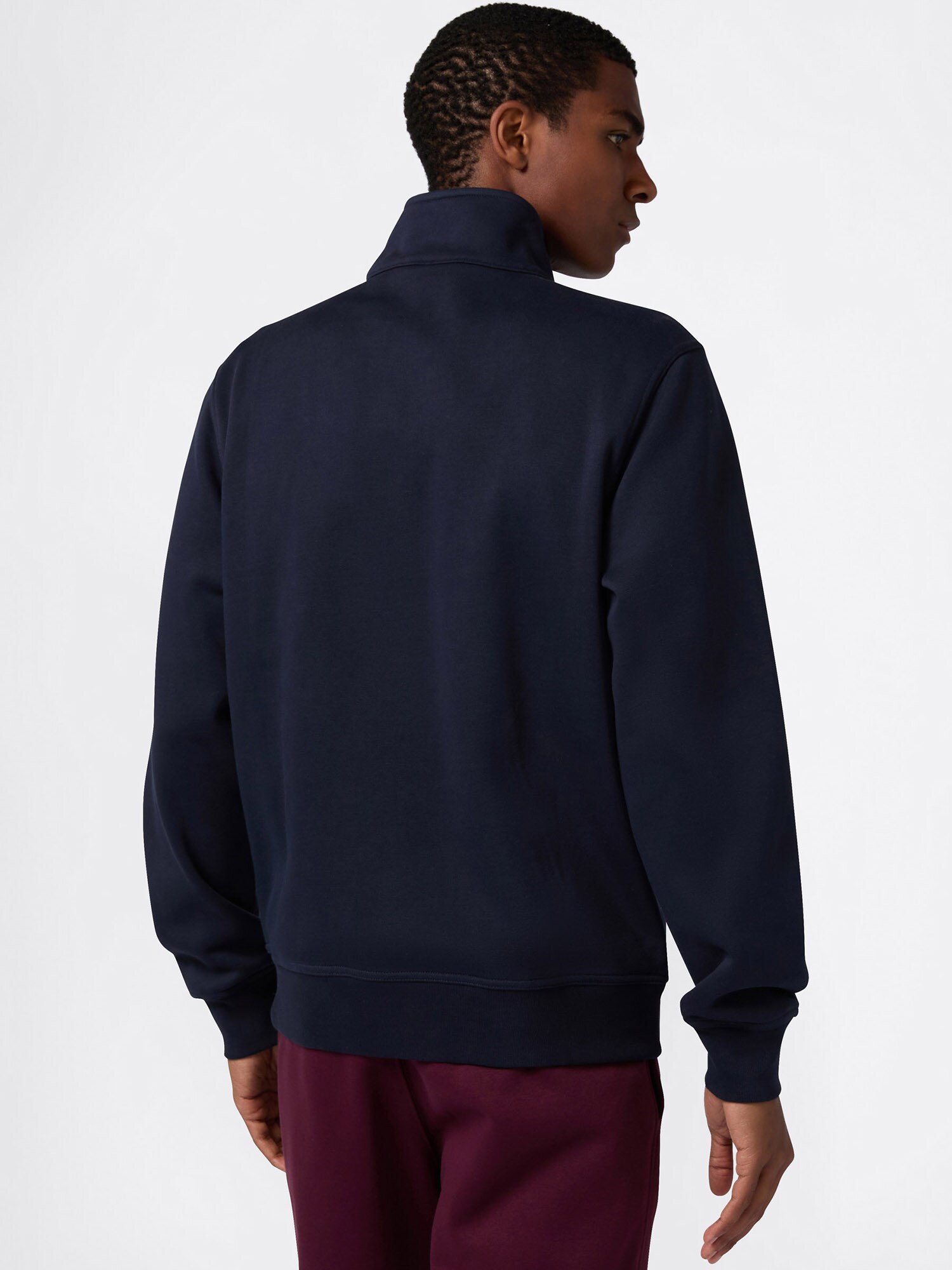 Champion Sudadera con cremallera navy / blanco – imagen 7