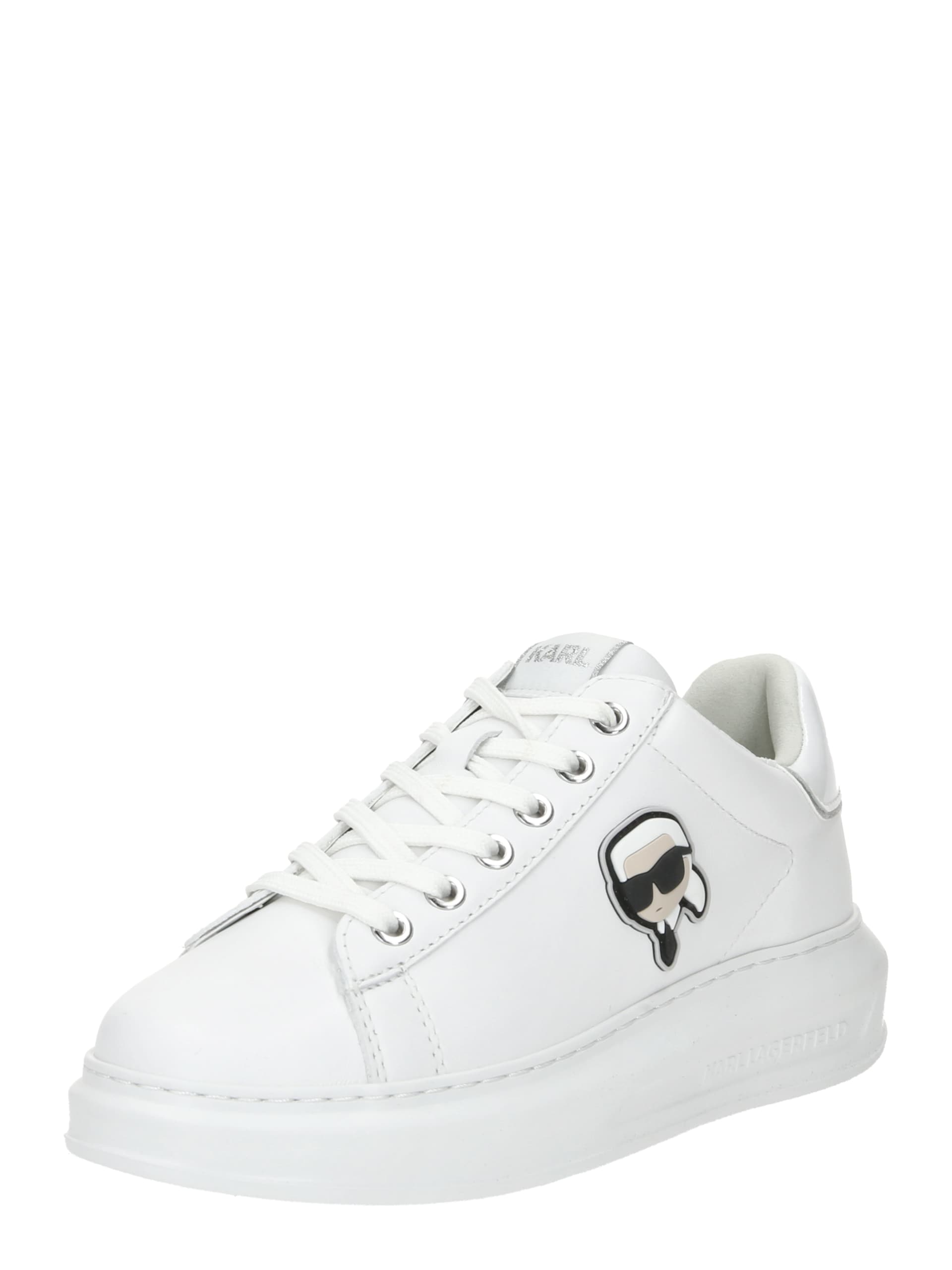 Karl Lagerfeld Låg sneaker kräm / svart sneakers dam