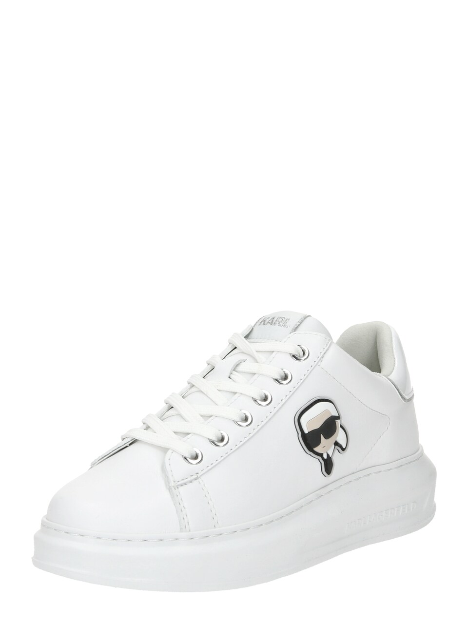 Låg sneaker kräm / svart