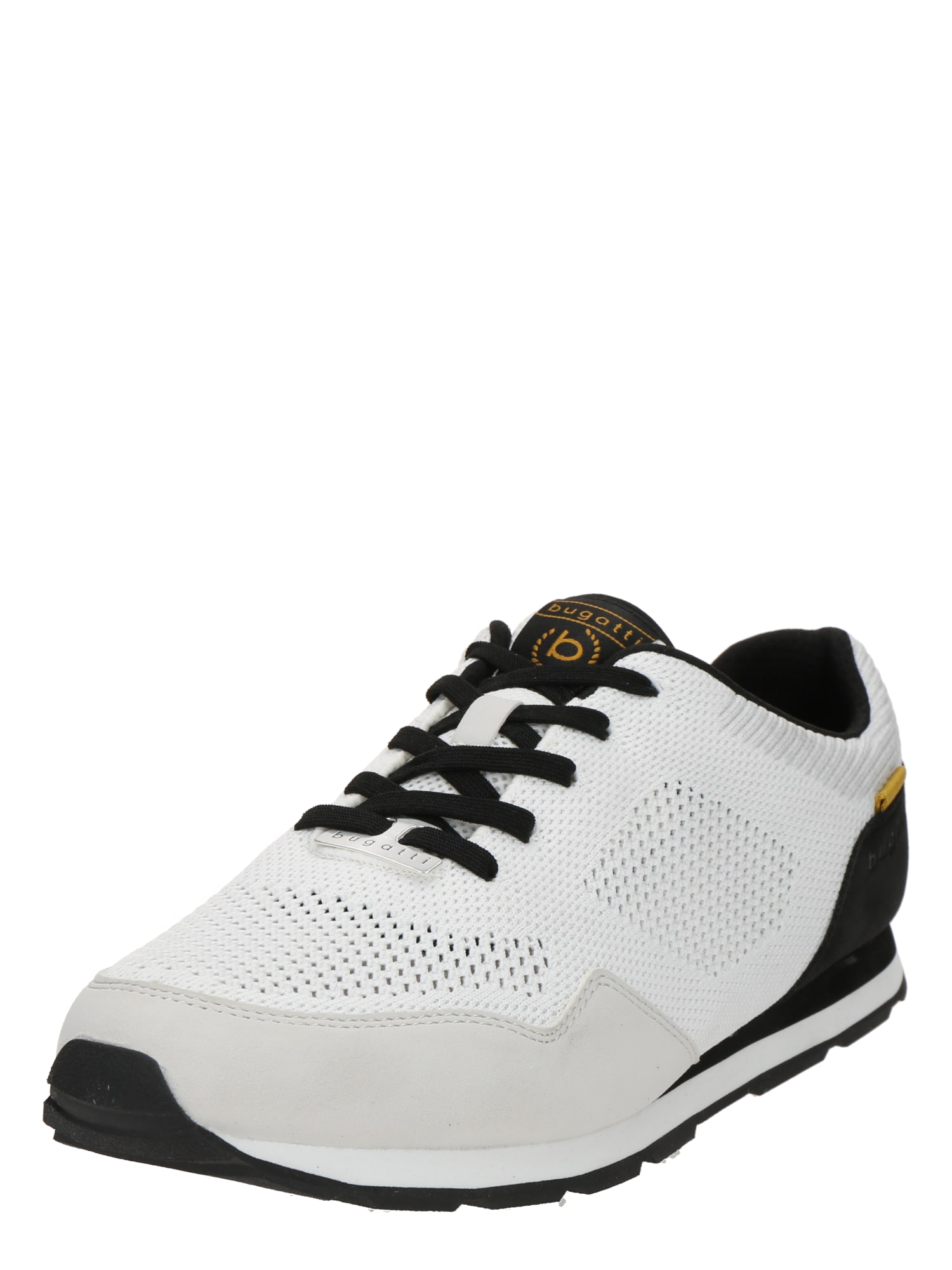 bugatti Sneaker low  negru / alb