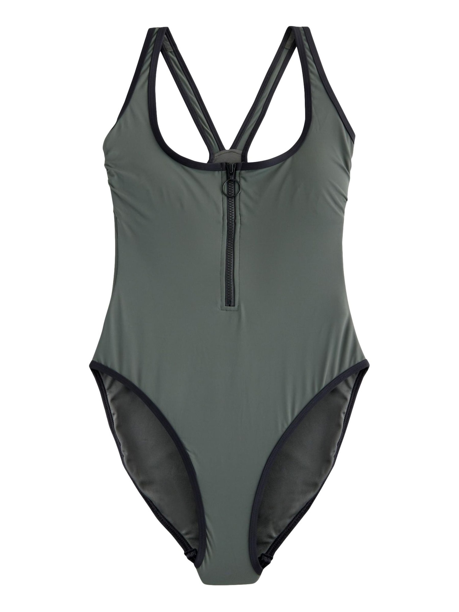 Next Costum de baie întreg  verde pin / negru